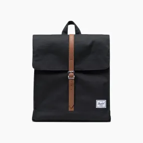 HERSCHEL CITY BACKPACK BLACK & BROWN - 10486