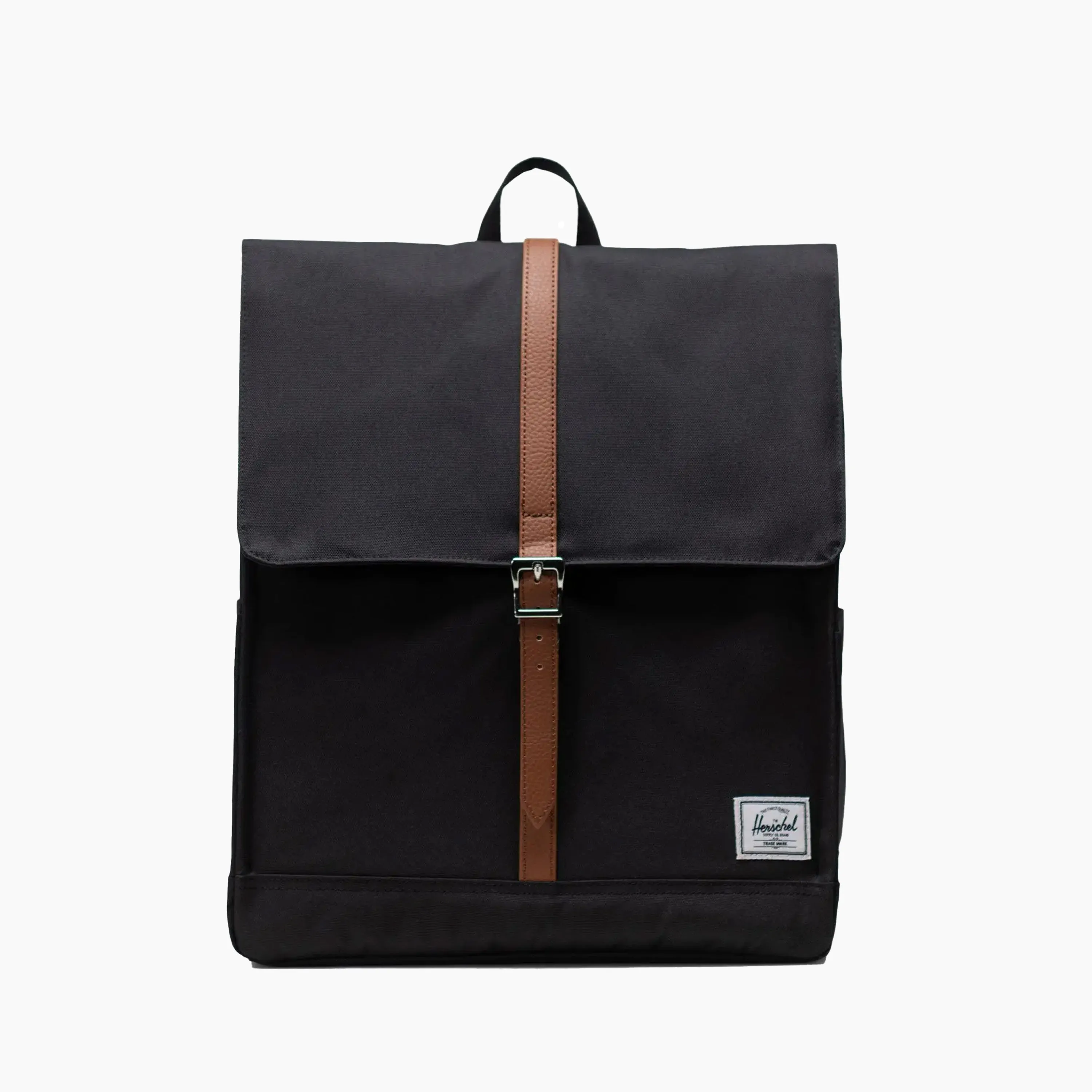 HERSCHEL CITY BACKPACK BLACK & BROWN STRIPES - 11376