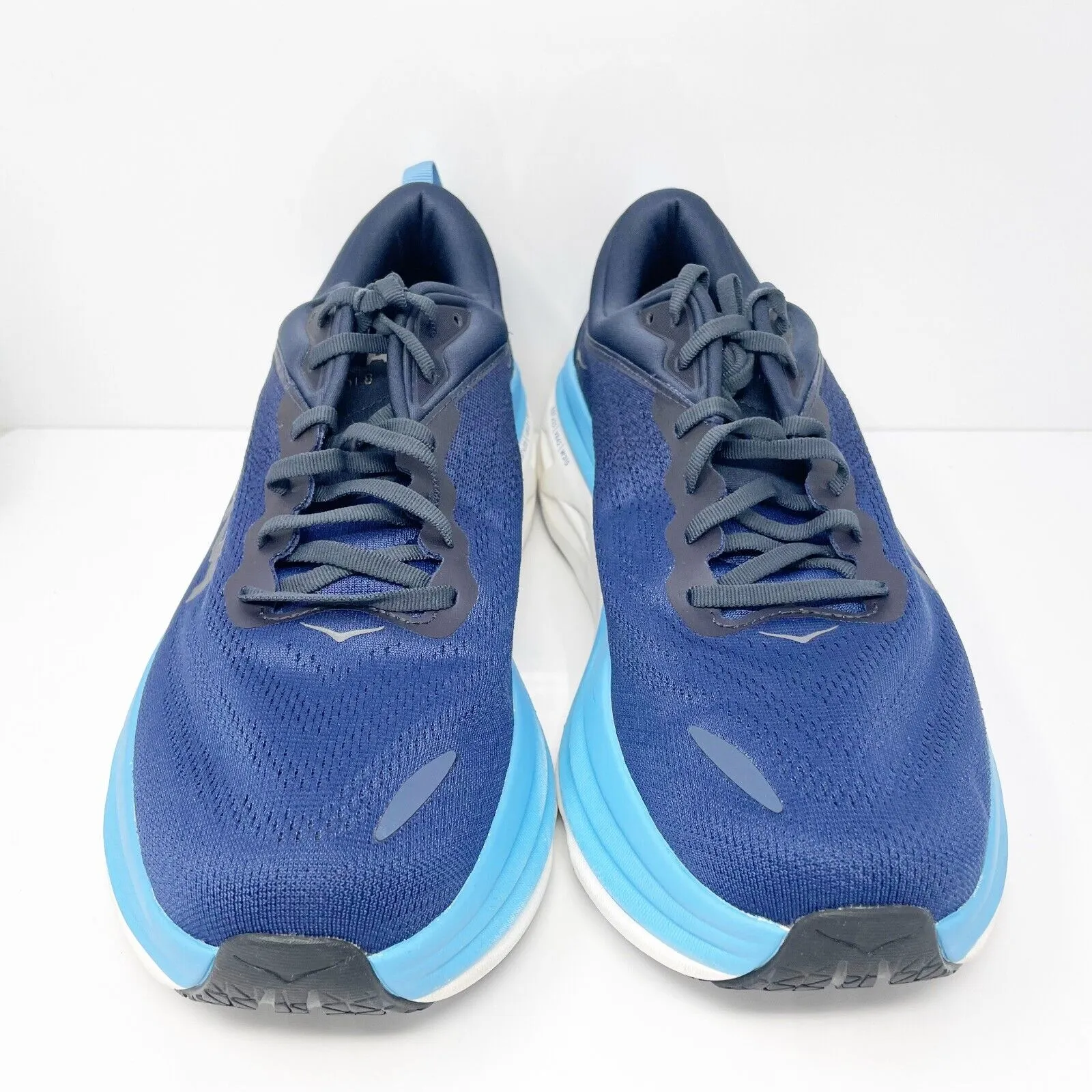 Hoka One One Mens Bondi 8 1123202 OSAA Blue Running Shoes Sneakers Size 13 D