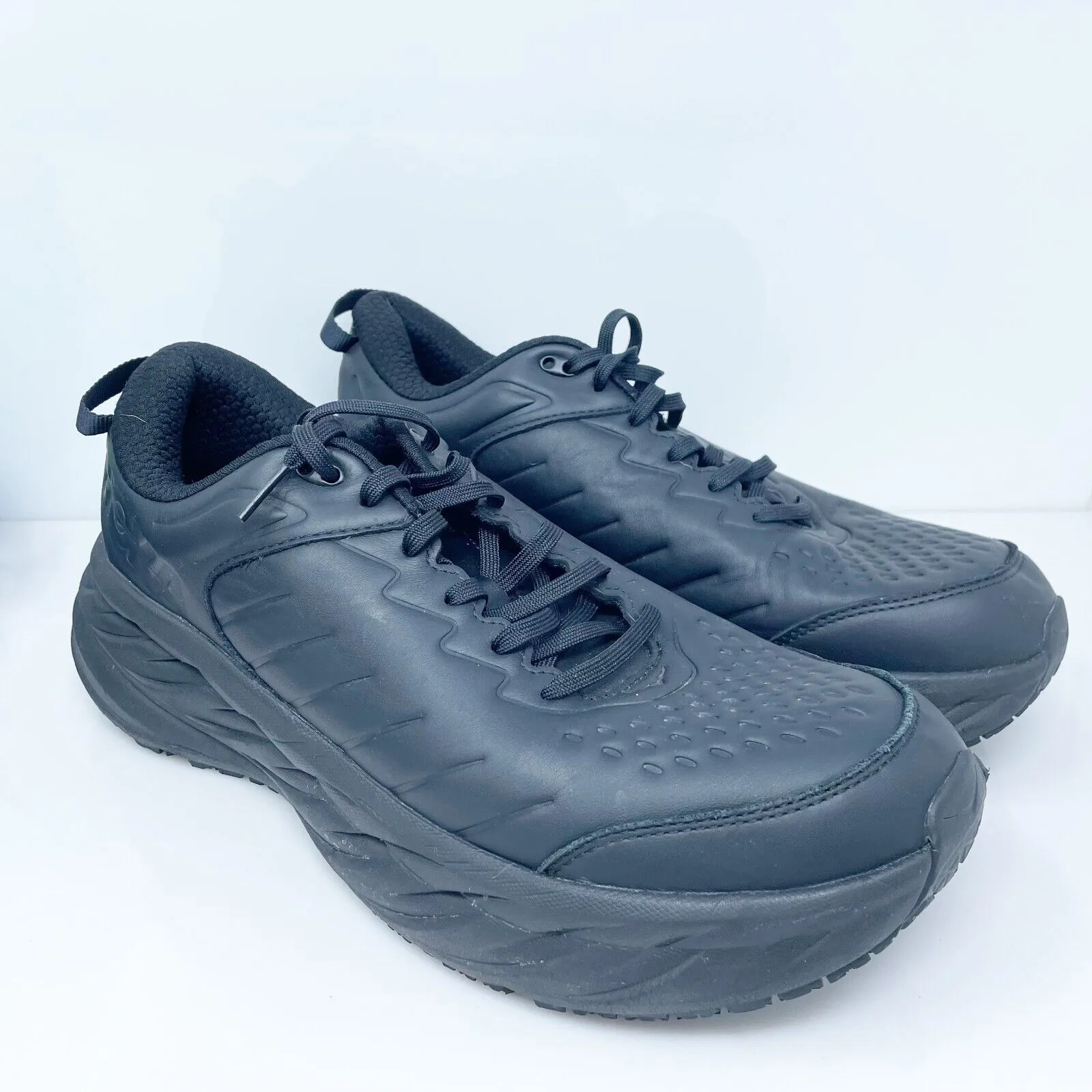 Hoka One One Mens Bondi SR 1110520 BBLC Black Running Shoes Sneakers Size 12.5