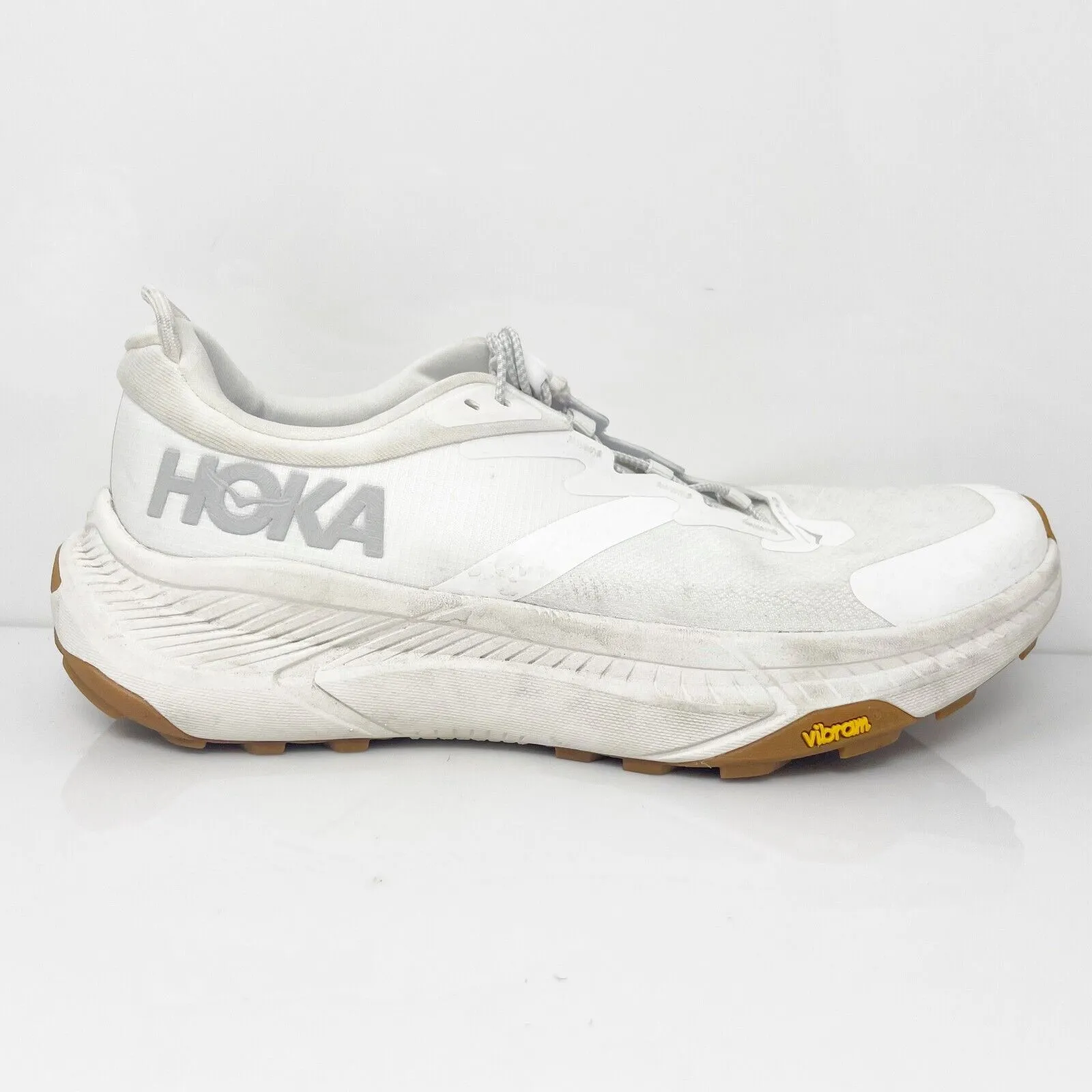 Hoka One One Womens Transport 1123154 WWH White Running Shoes Sneakers Size 9 B