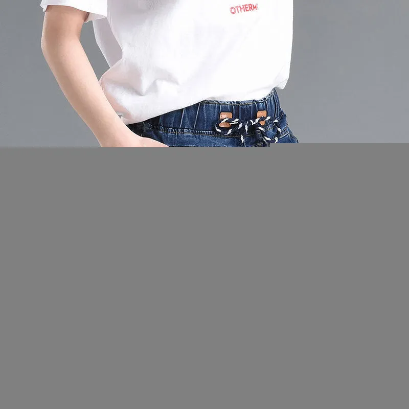 hole casual shorts