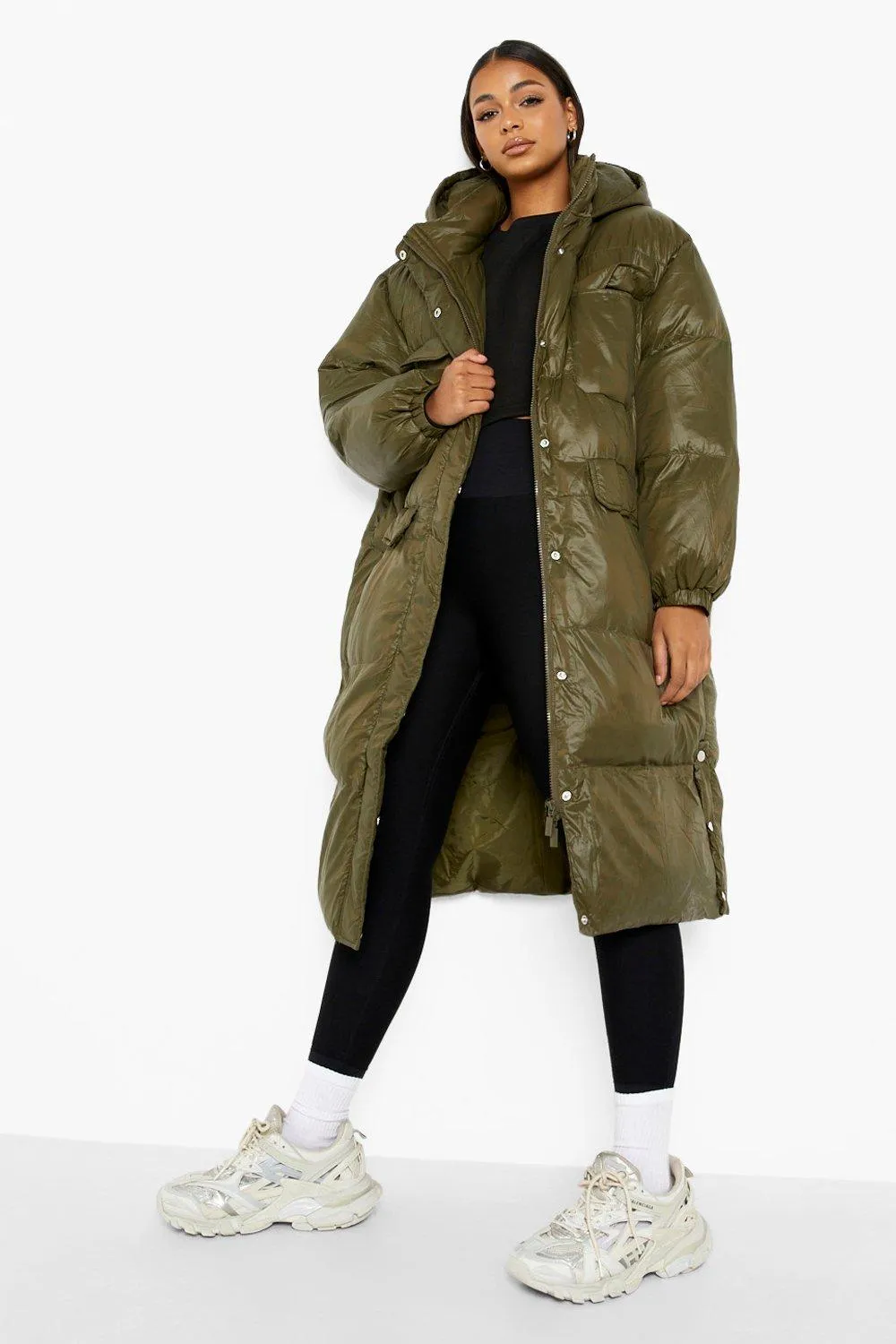 Hooded Maxi Puffer Jacket