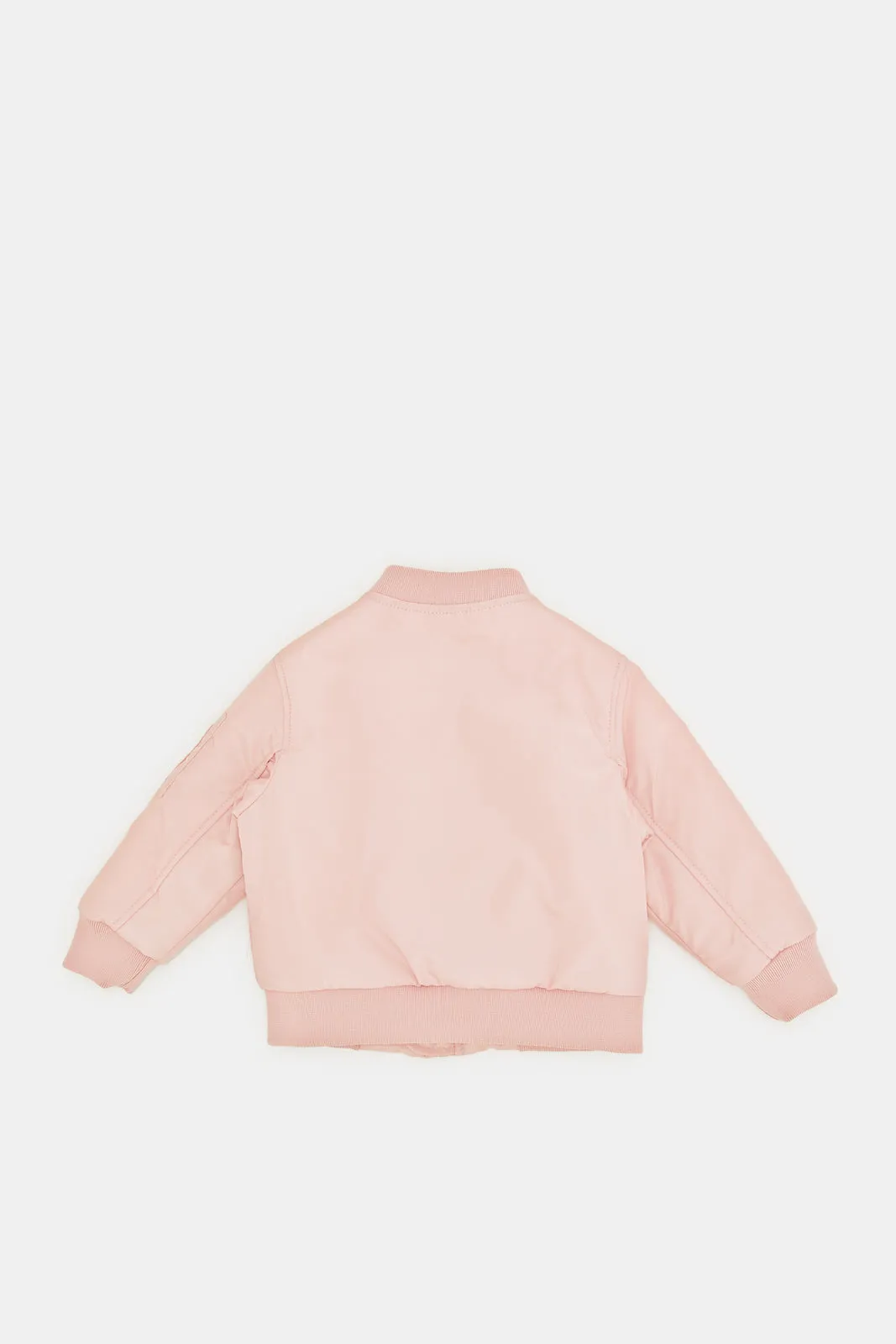 Infant Girls Pink Zipper Jacket