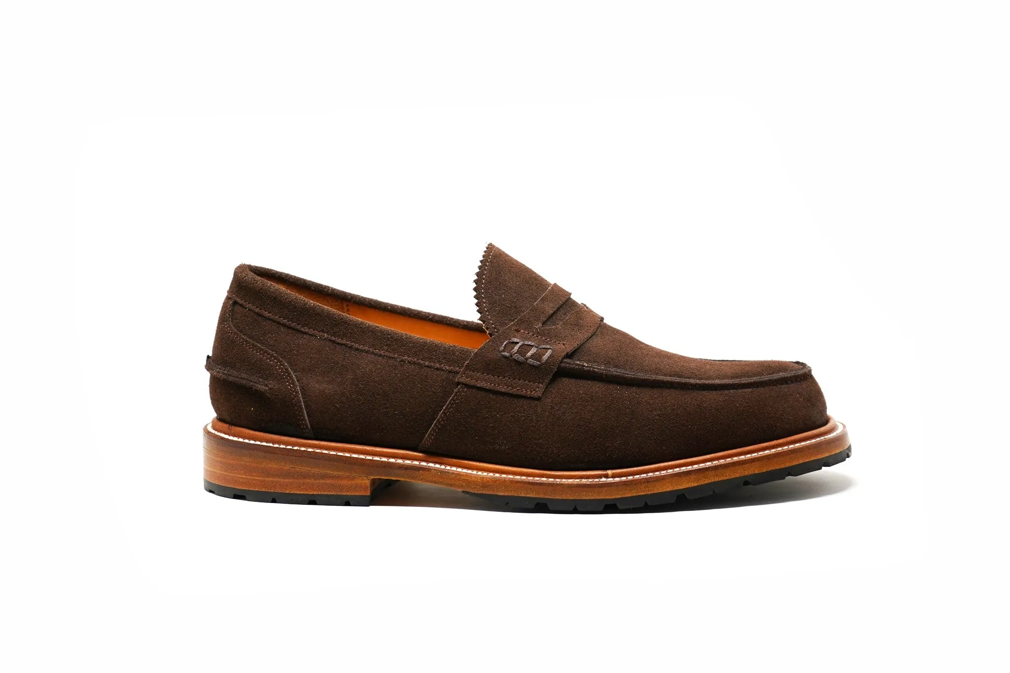 Jack Dress Penny Loafers Brown Suede