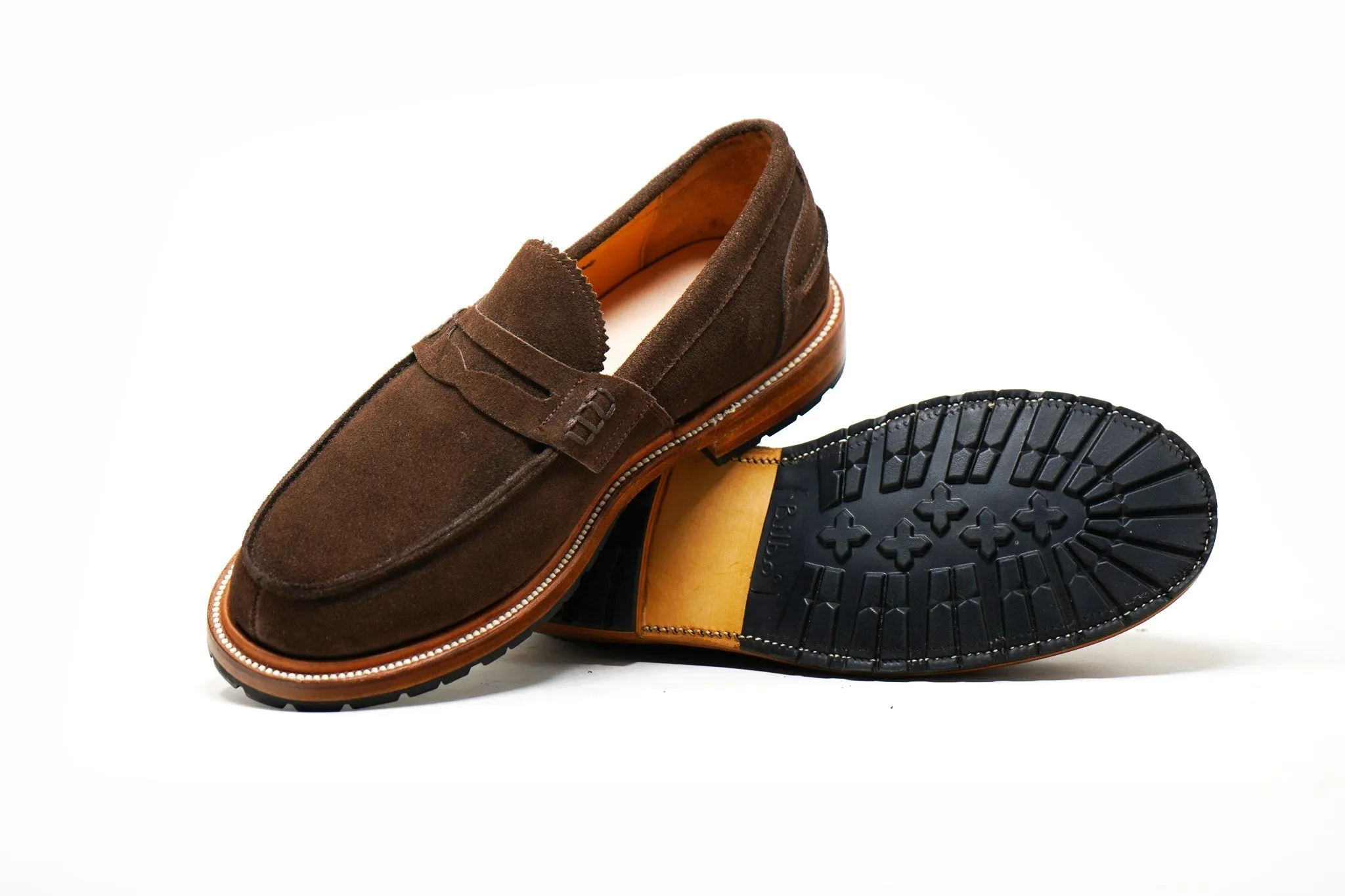 Jack Dress Penny Loafers Brown Suede