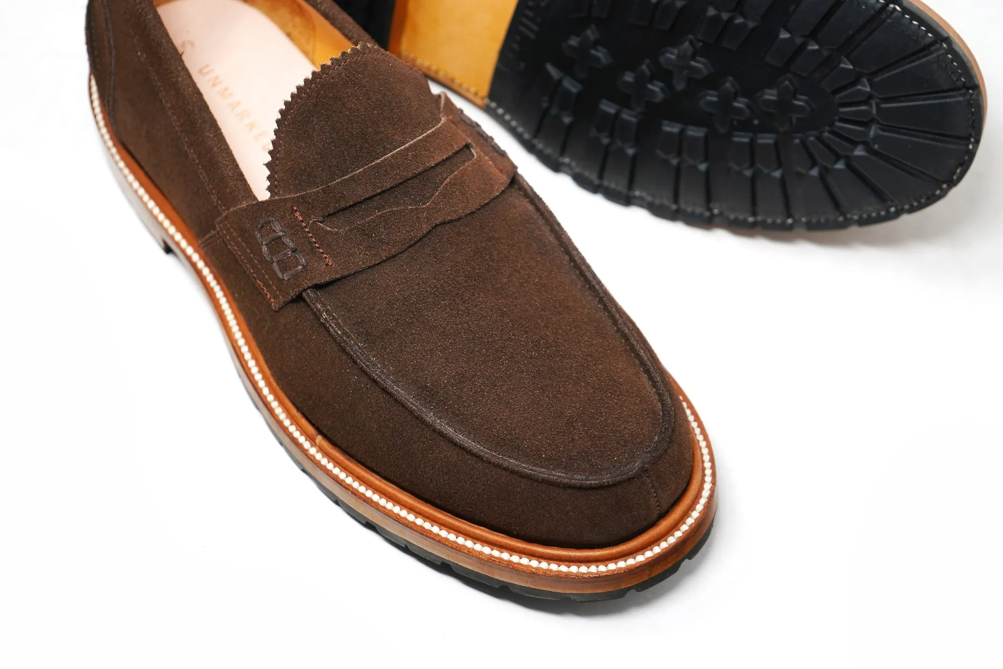 Jack Dress Penny Loafers Brown Suede