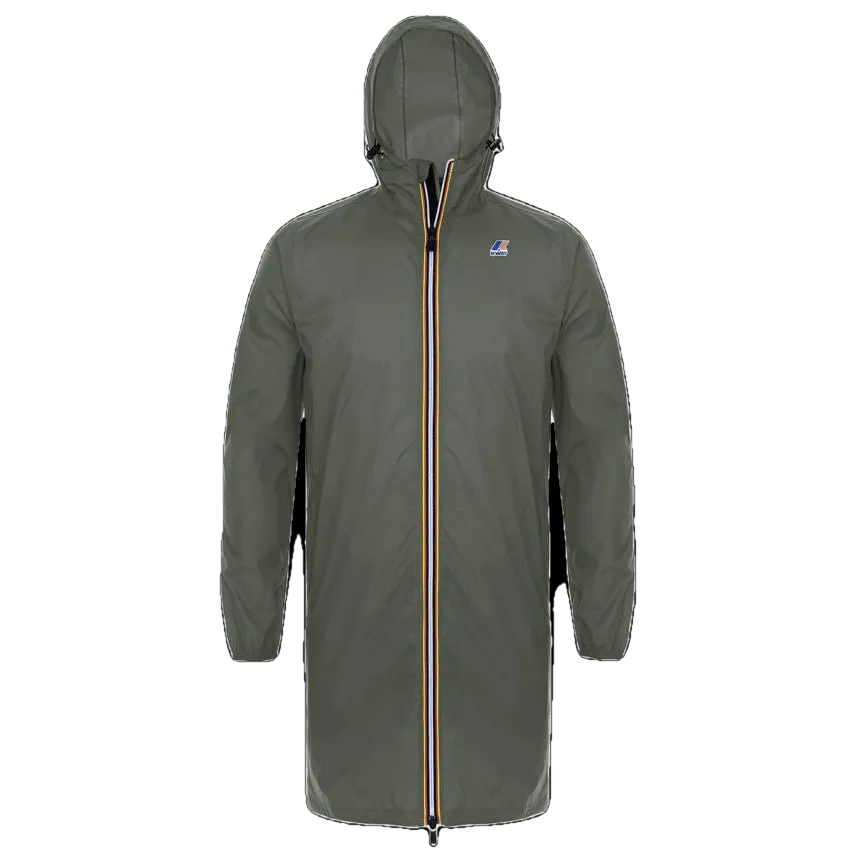 K-way Imperméable le vrai eiffel 3.0 Green Black