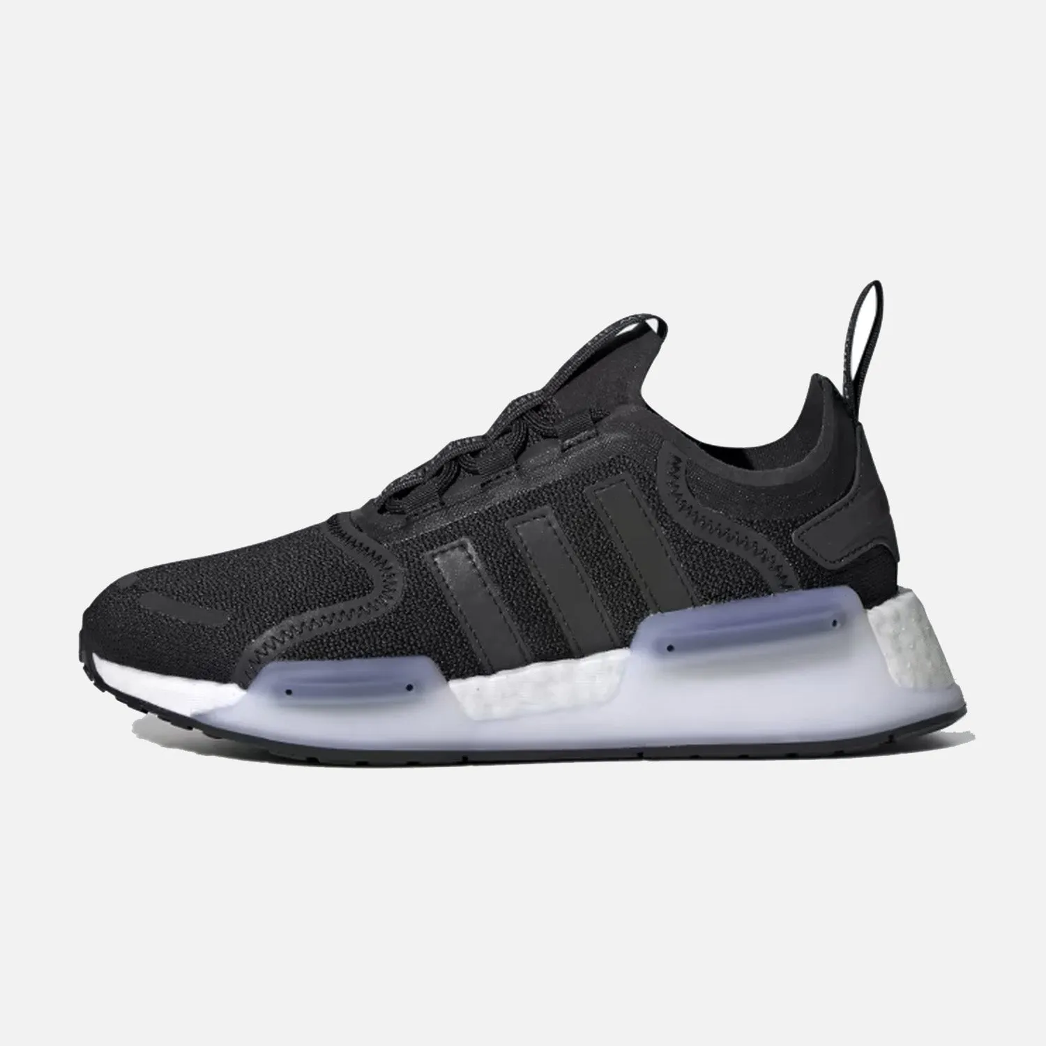 Kids Adidas NMD V3 Trainers - Black  Purple