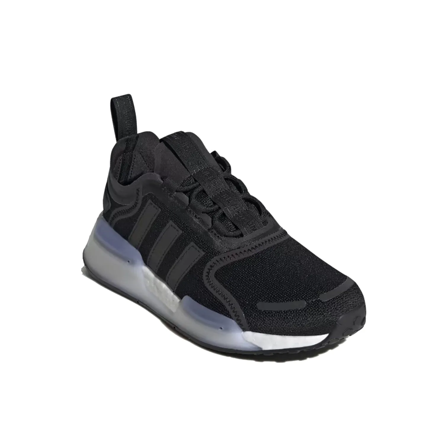 Kids Adidas NMD V3 Trainers - Black  Purple