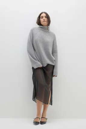 KORA CASHMERE MOCK NECK SWEATER