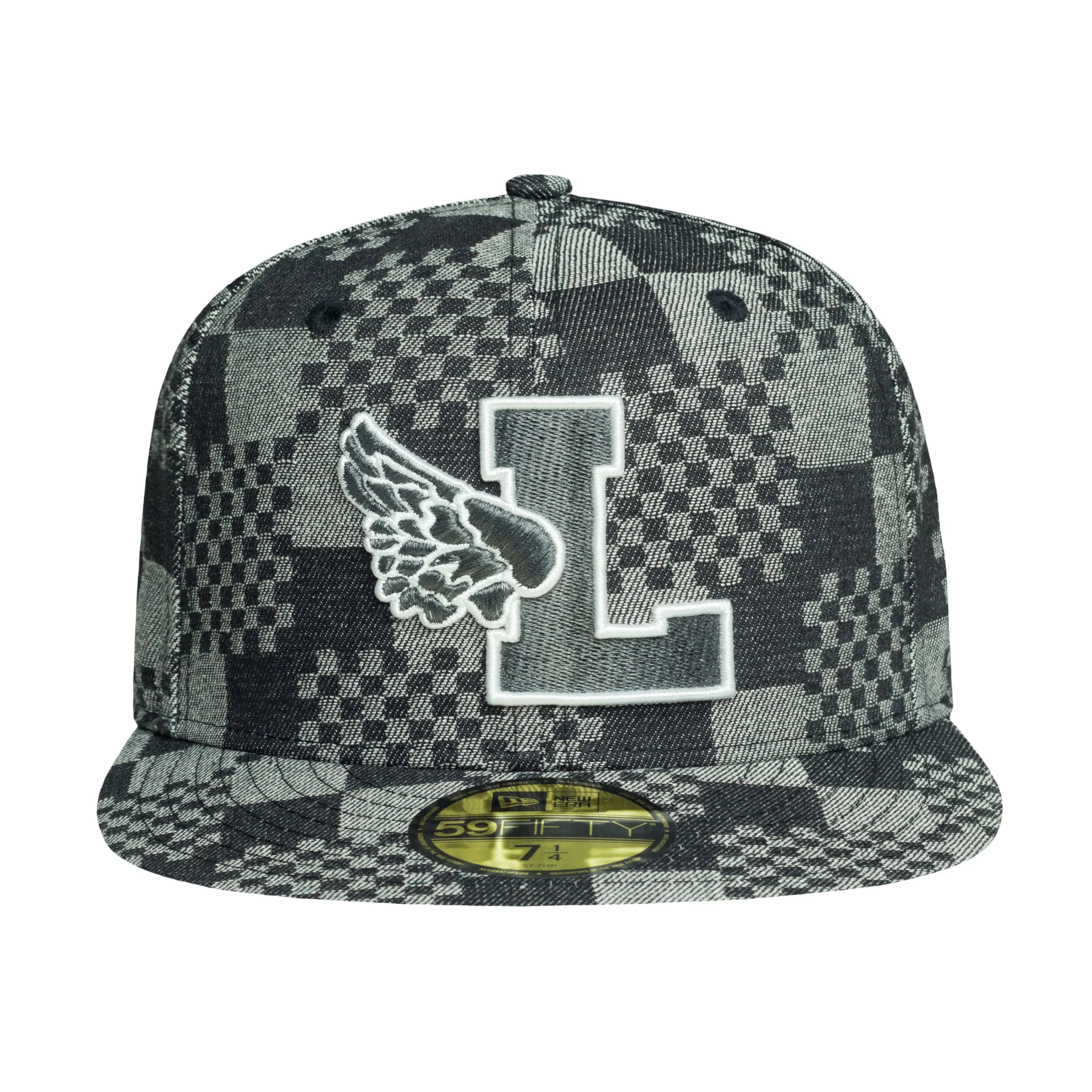 L-Wing Domier Print Black Fitted