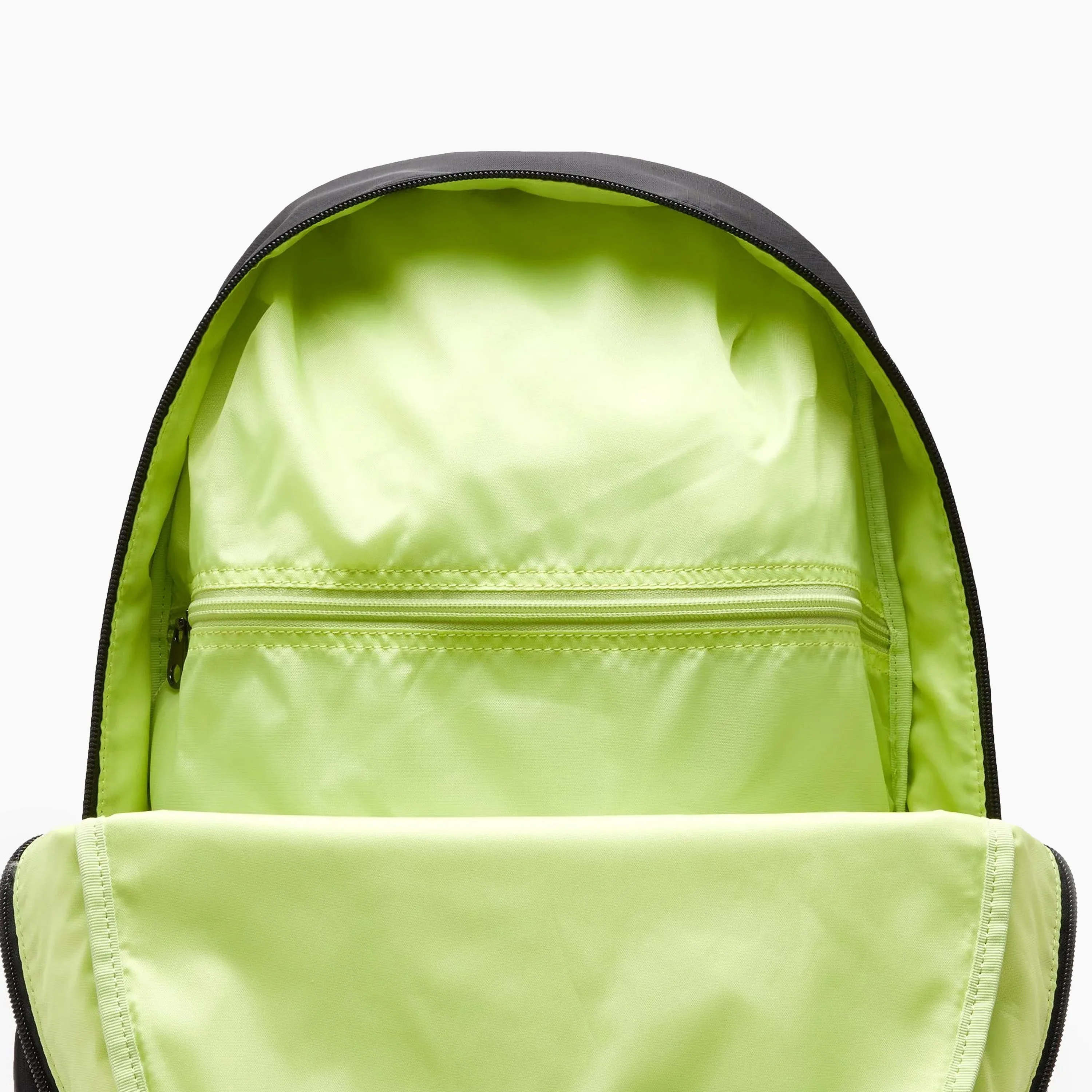 LACOSTE CONTRAST BRANDED BACKPACK NOIR & LIME - NU4064UH