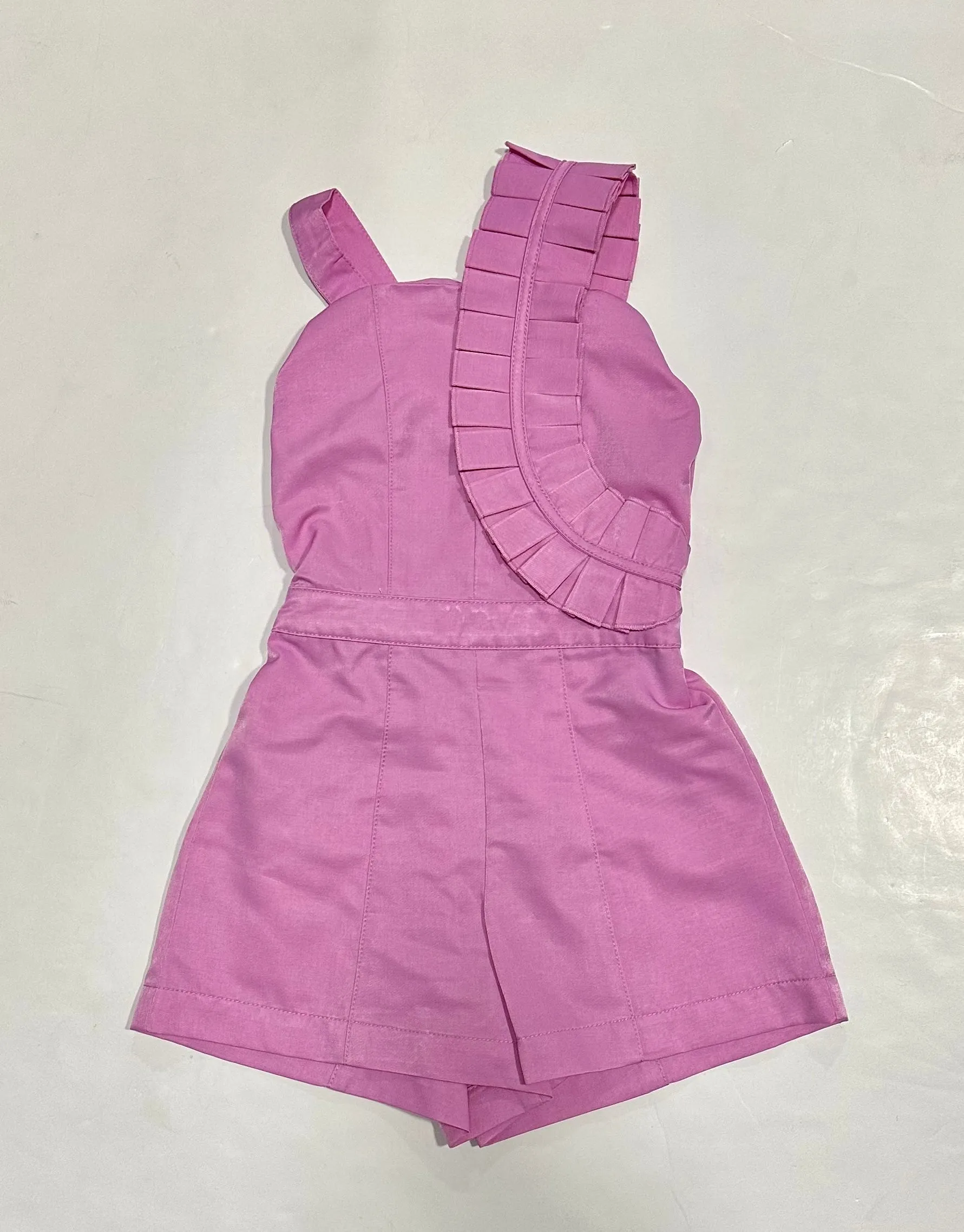 Lavender Pleated Romper