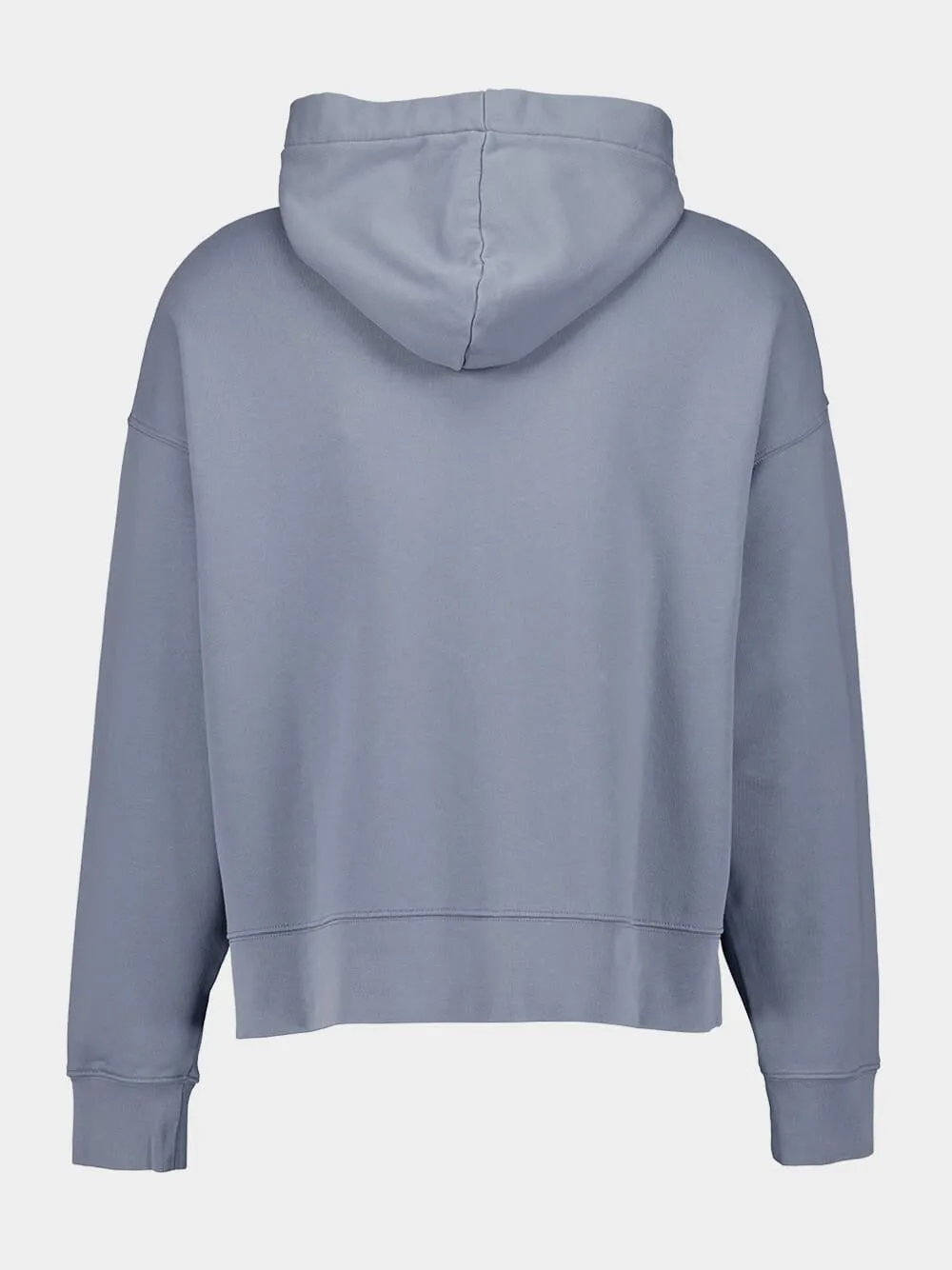 Light Grey Neck Logo Hoodie