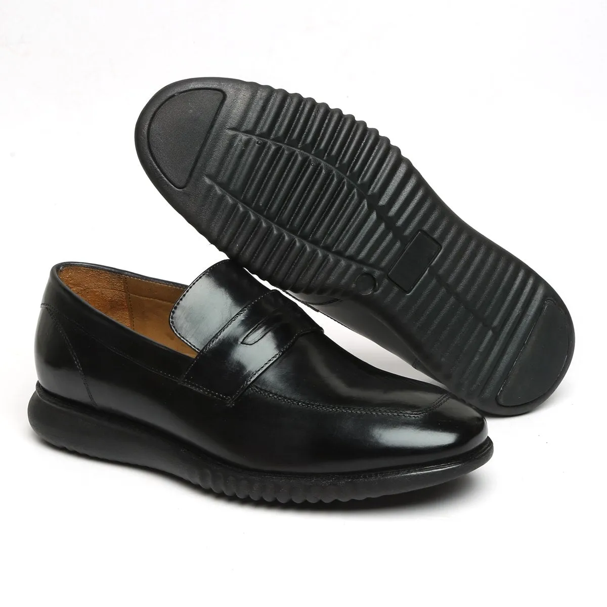 Light Weight Black Loafers