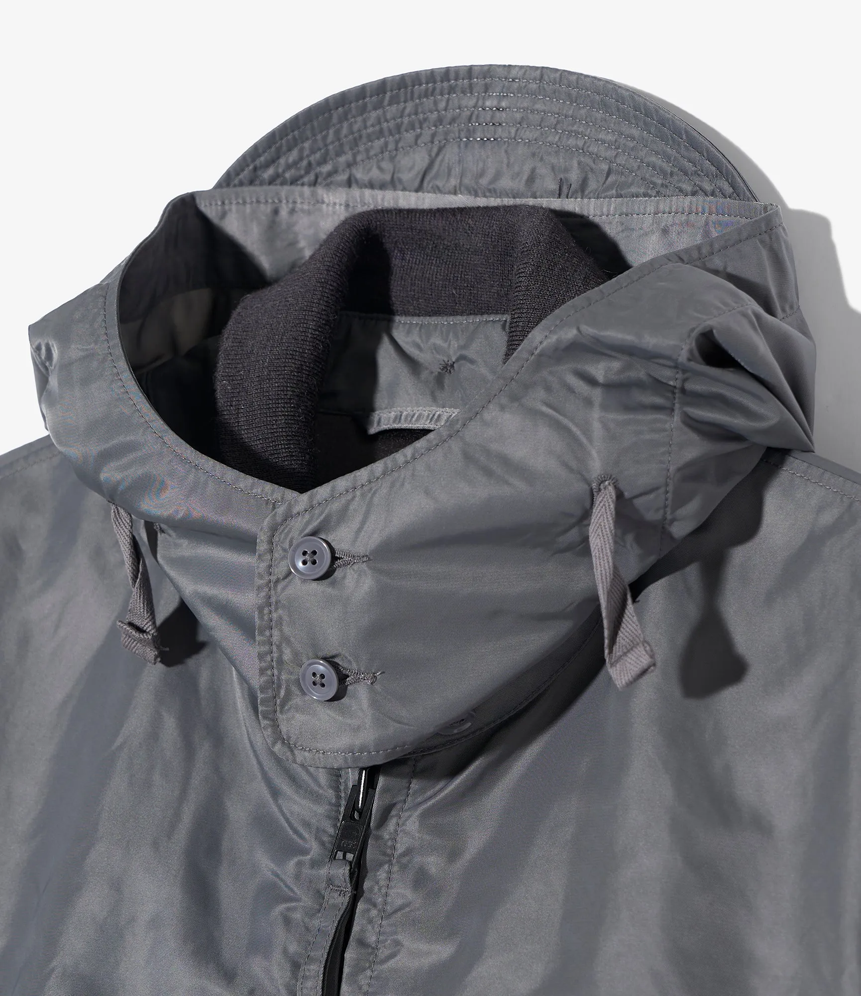 LL Jacket –Gunmetal Nylon Flight Satin