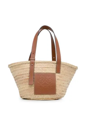 Loewe Pre-Owned 21st Century Small Raffia Basket tote bag - Brown