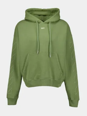 Logo-Embroidered Cotton-Blend Hoodie