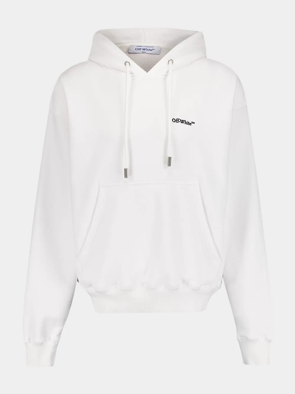 Logo Embroidered Cotton Hoodie