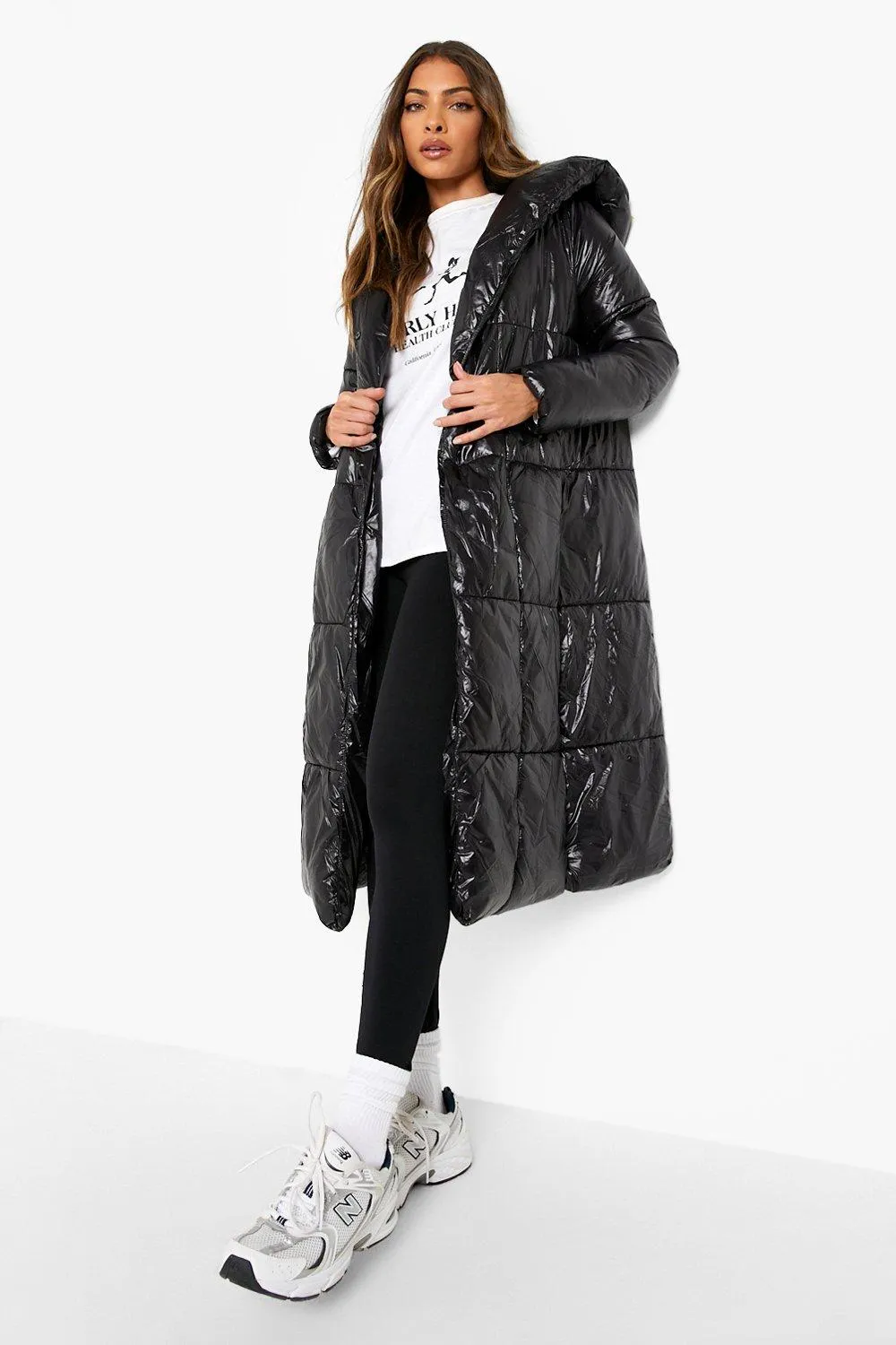 Longline Puffer Jacket