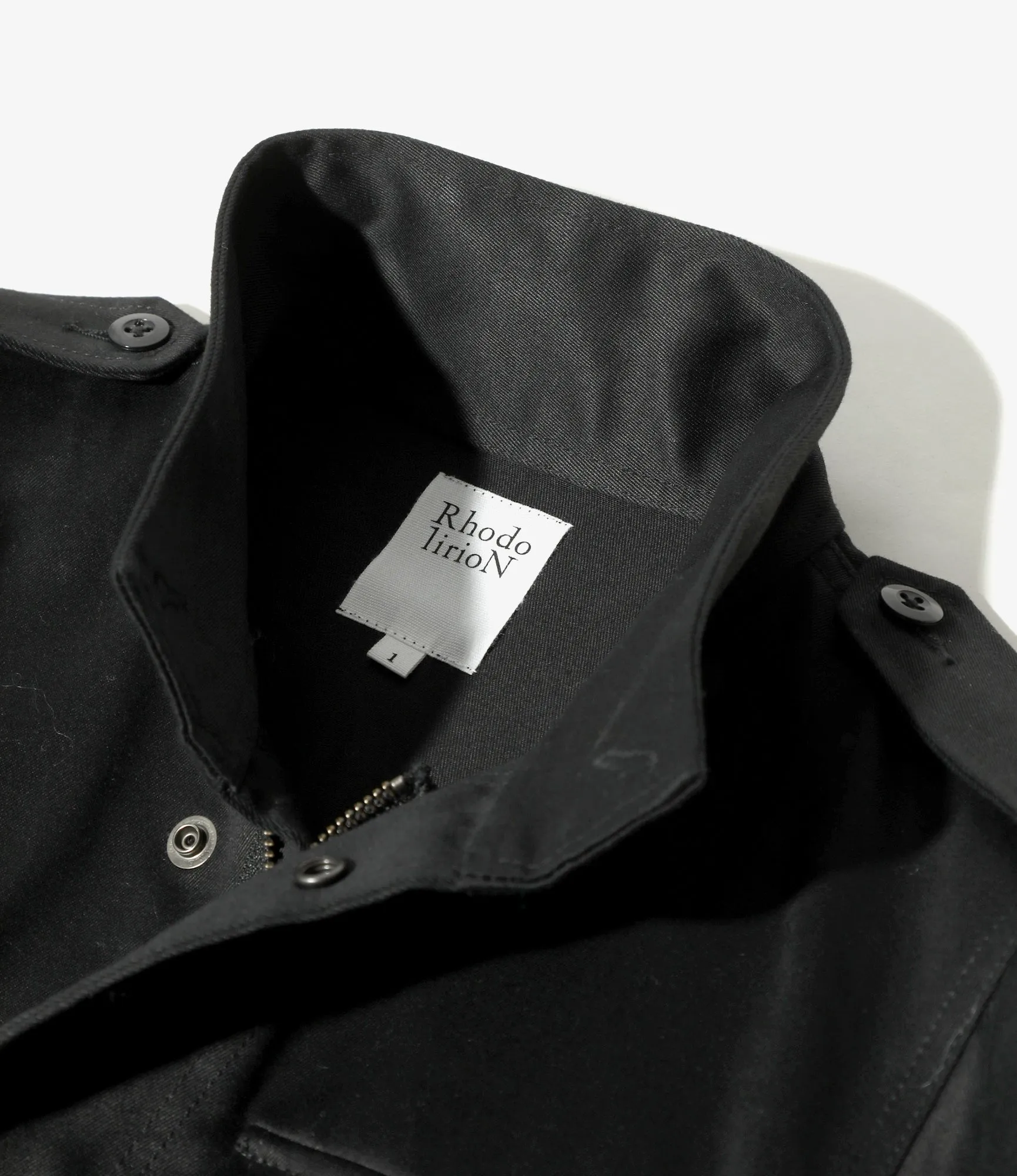 M-65 Type Jacket –Black Chino Cloth