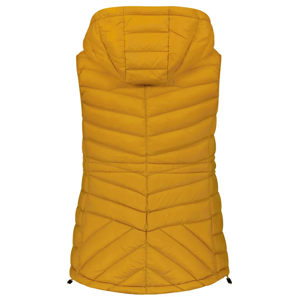 Mary-Claire - Women's Packable Down Vest - Apricot Crush