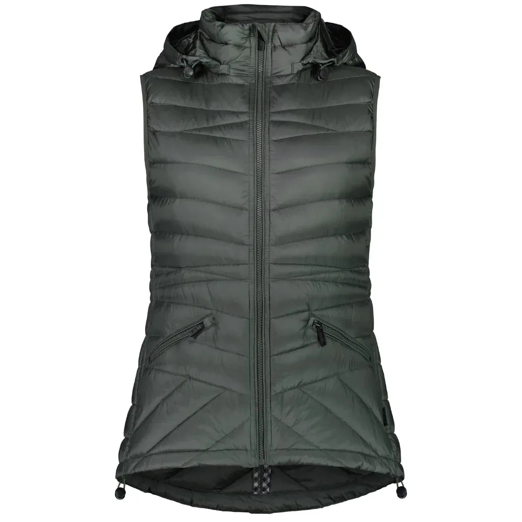 Mary-Claire - Women's packable down vest - Moss