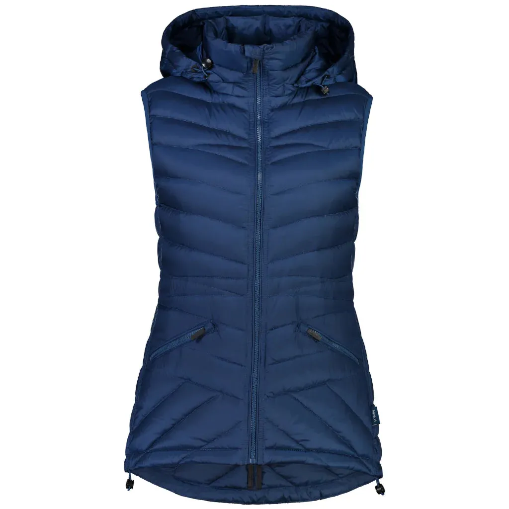 Mary-Claire - Women's packable down vest - Peacock