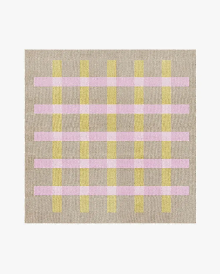 Matias Moellenbach Jute Rug Pink/Yellow