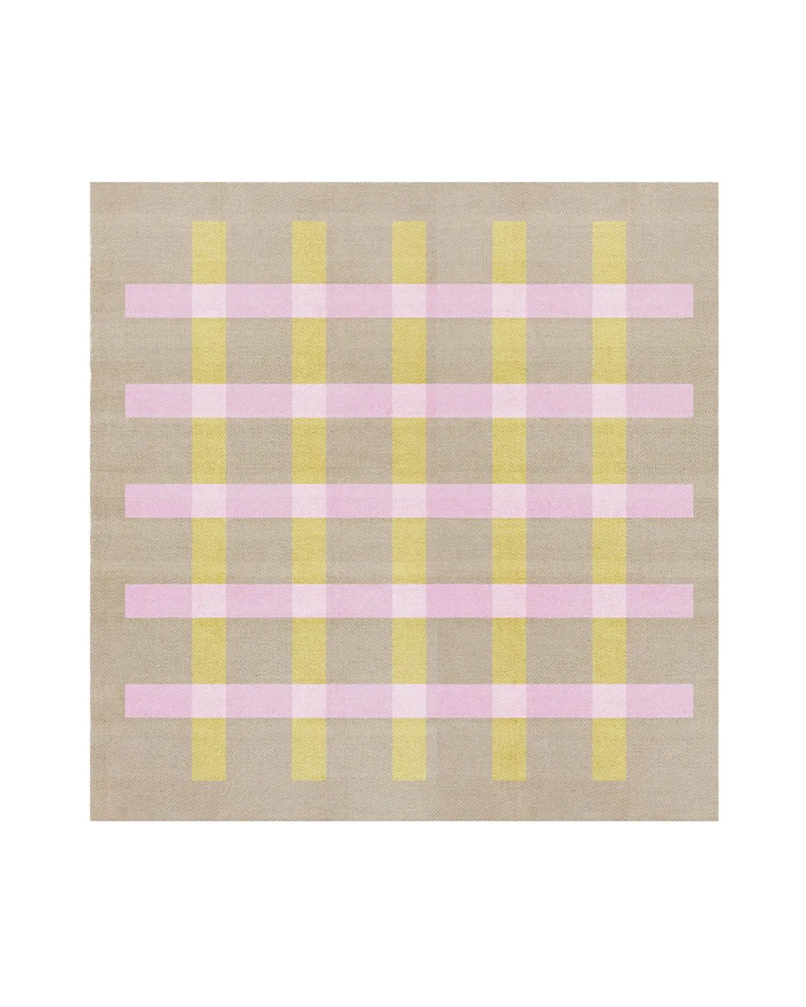 Matias Moellenbach Jute Rug Pink/Yellow