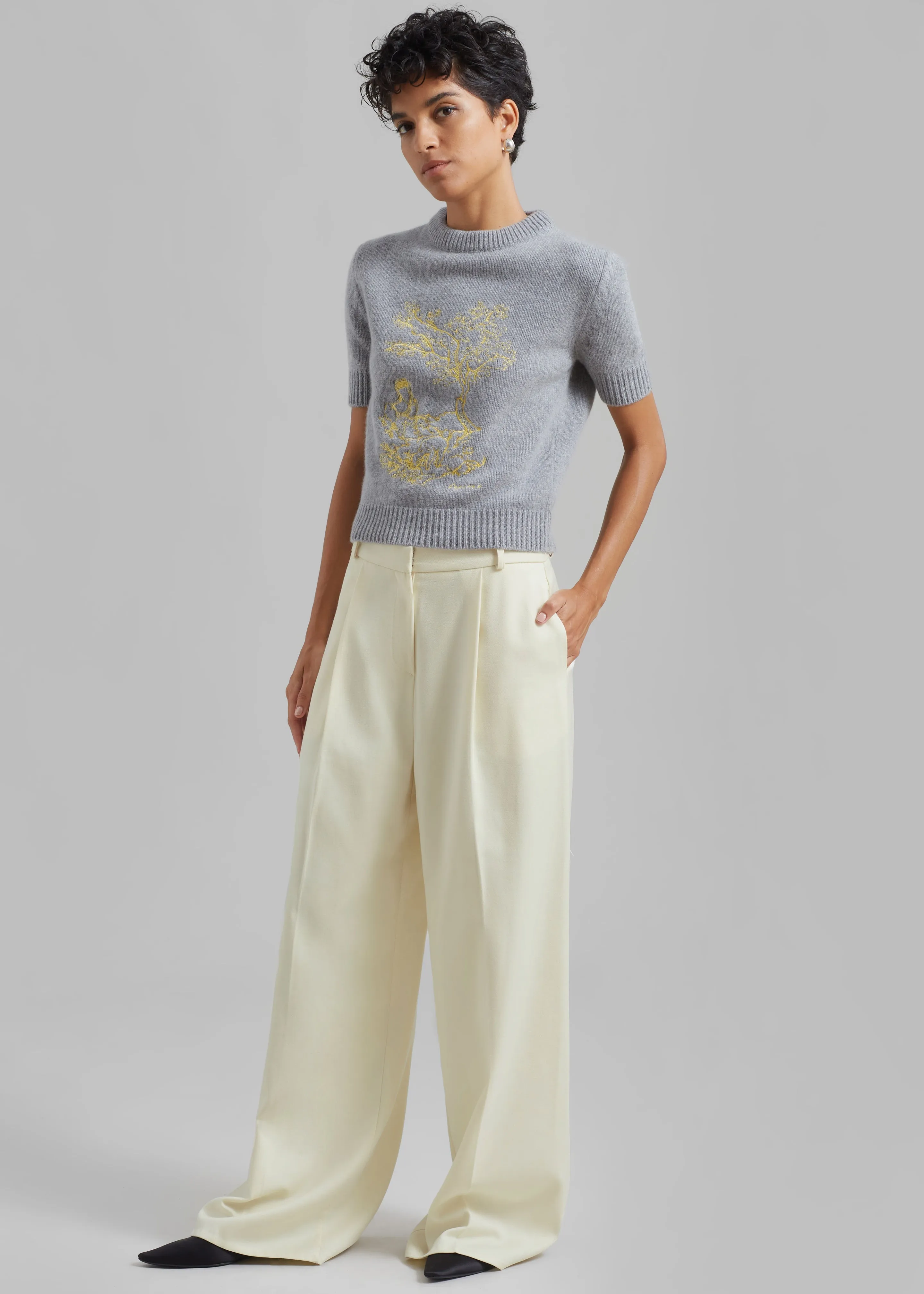 Maya Trousers - Cream