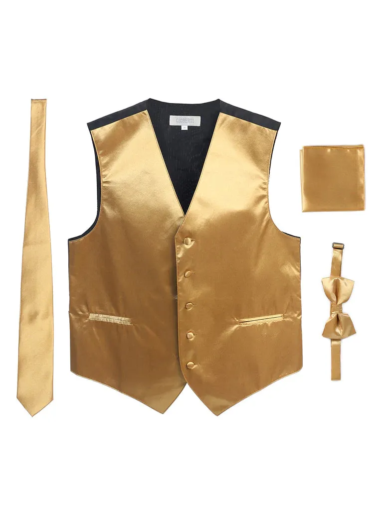 MEN'S 4 PC VEST SET