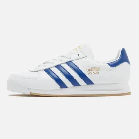 Men's Adidas AS 520 White Leather Trainers