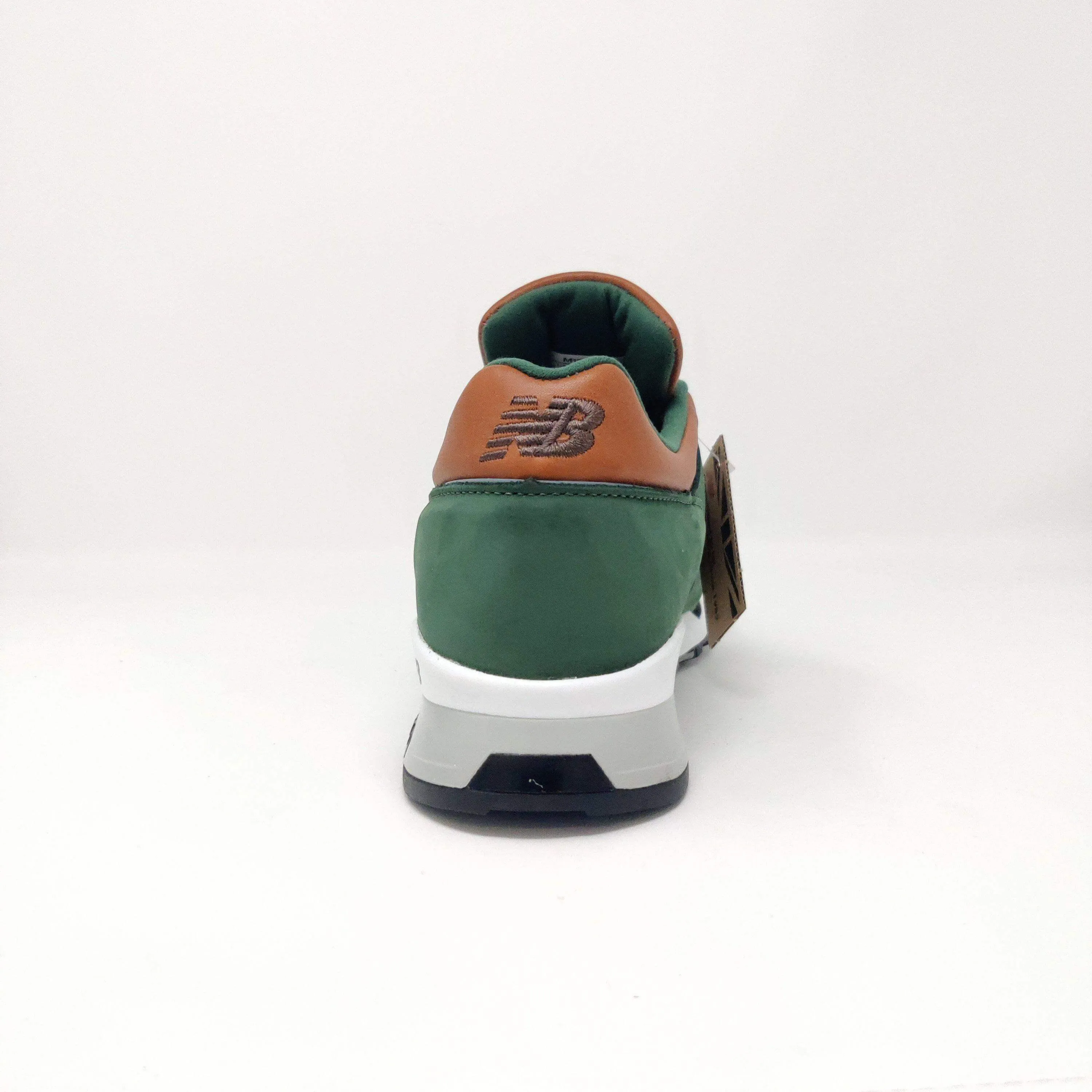 Men's New Balance 1500 GT Green Brown Suede Trainers