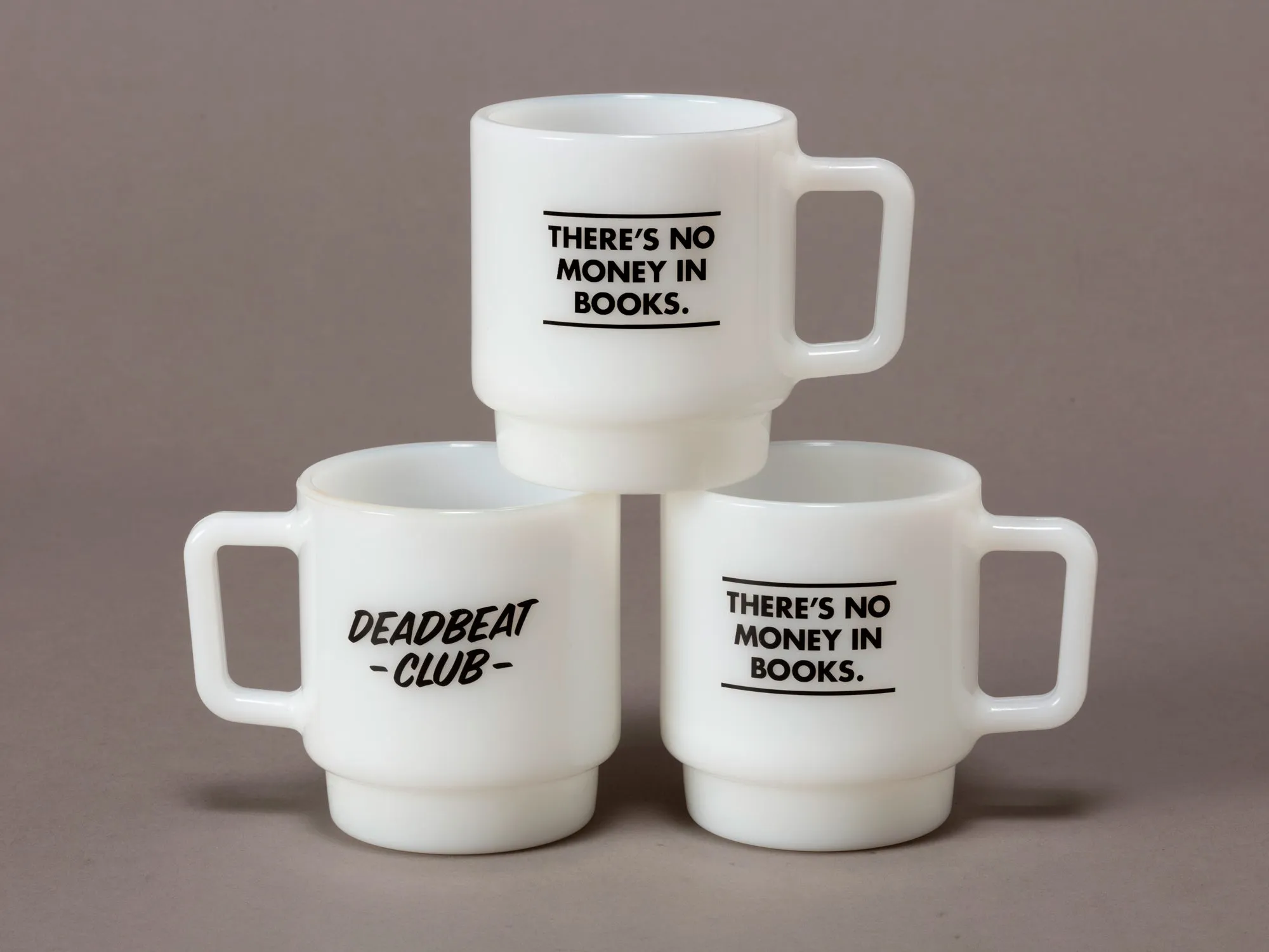 Milk Glass Mug