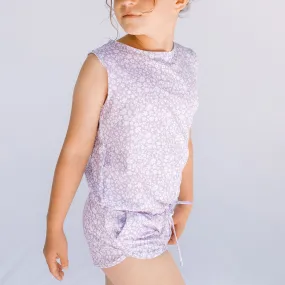 Mini Lilac Romper
