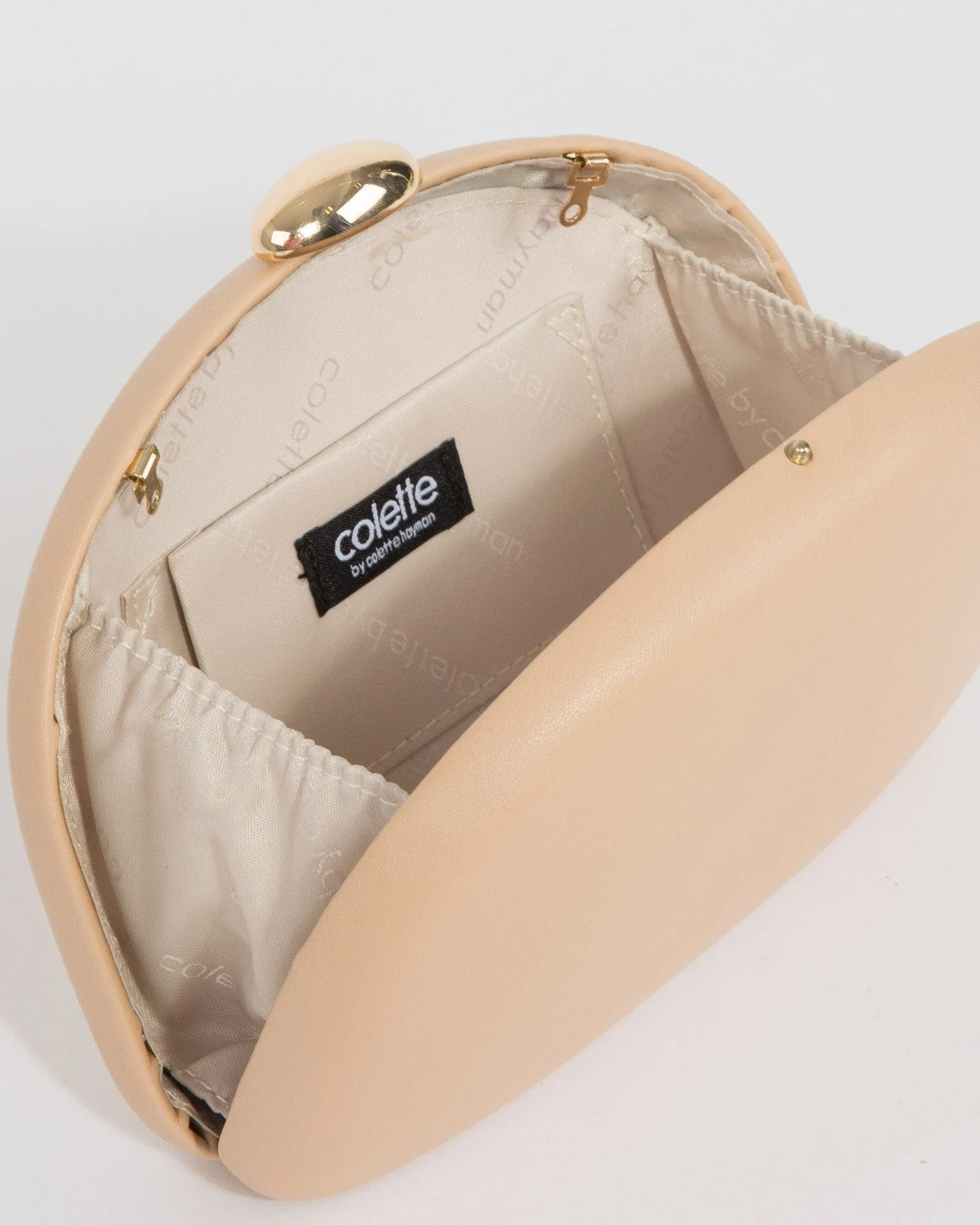 Natural Mia Clutch Bag