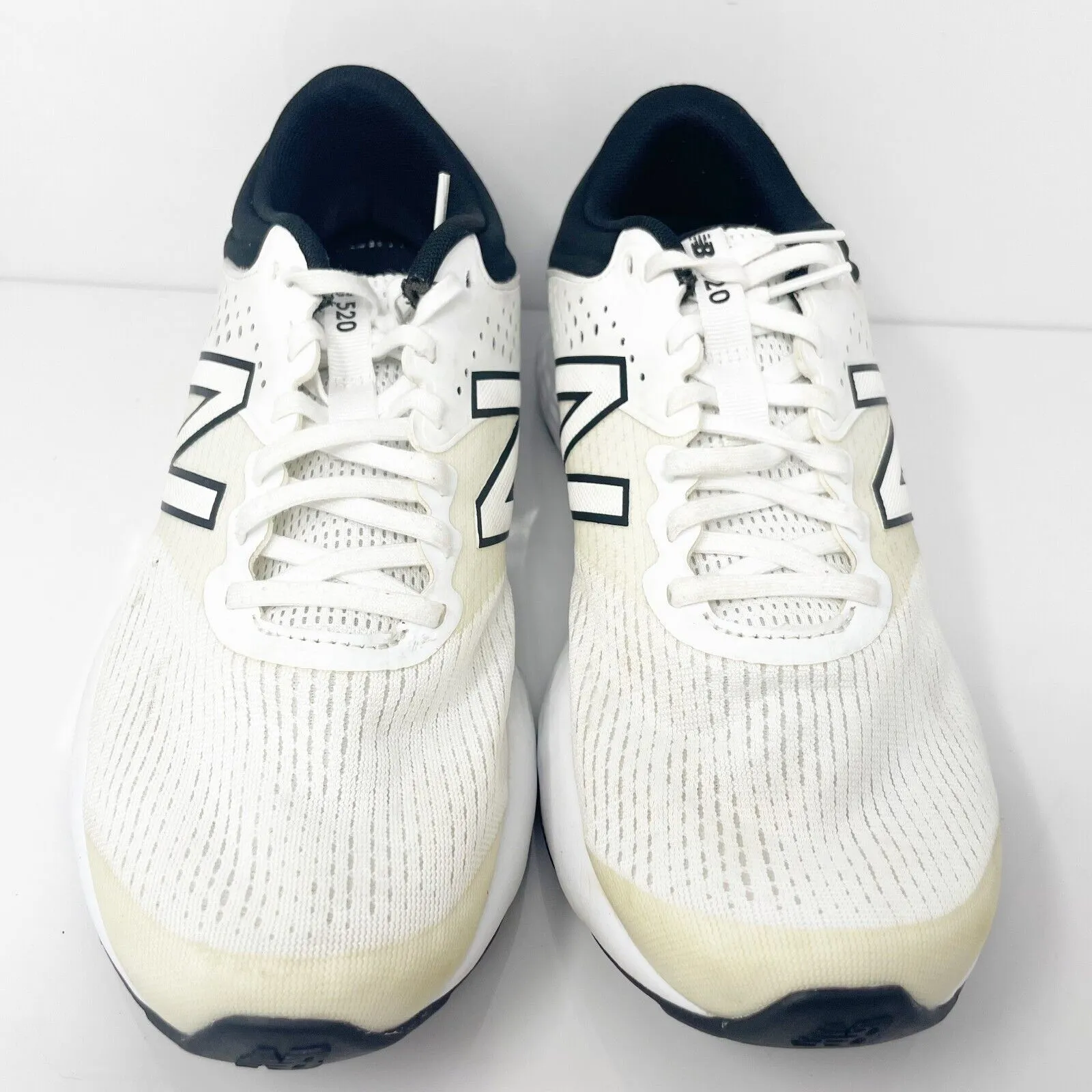 New Balance Mens 520 V7 M520CW7 White Running Shoes Sneakers Size 10 D