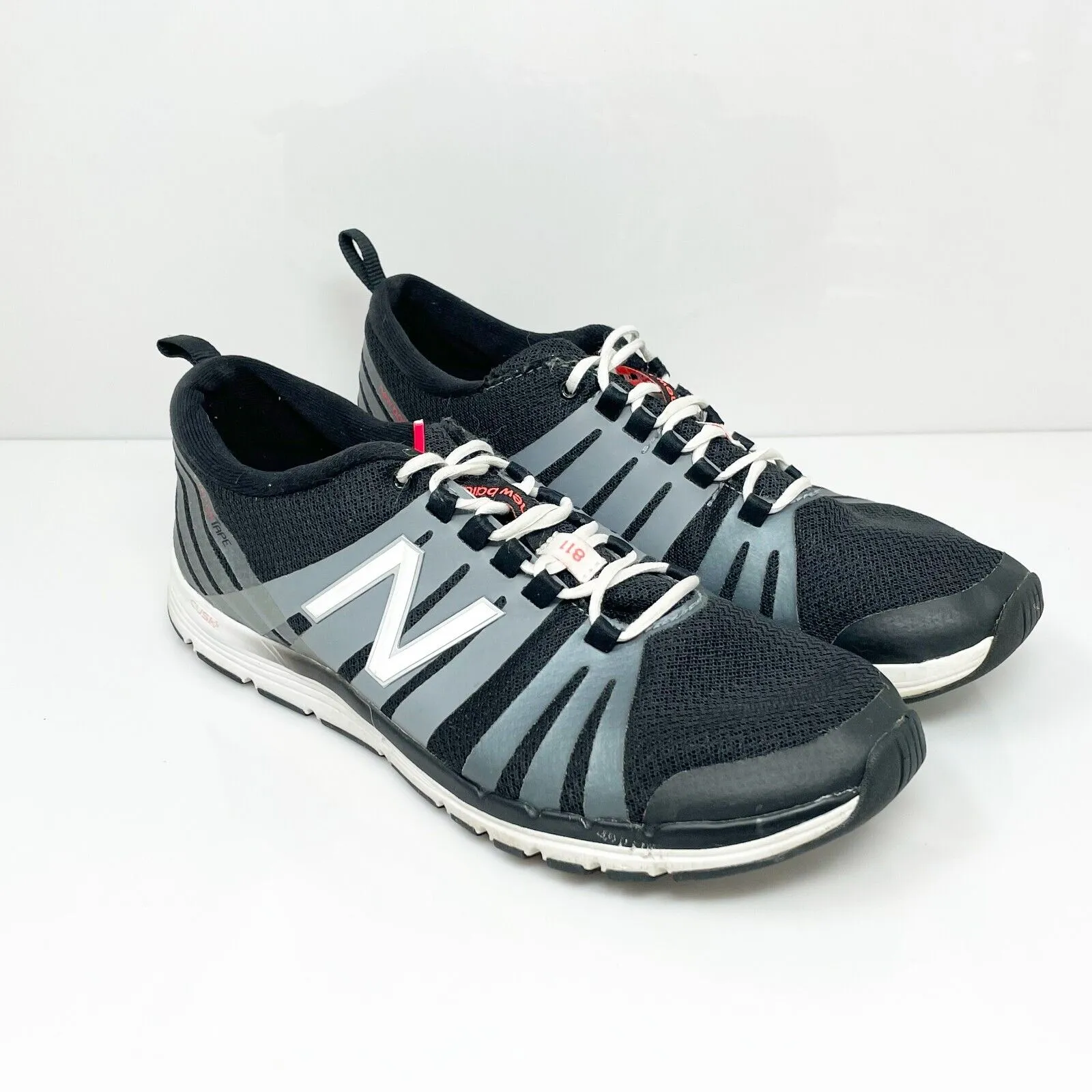 New Balance Womens Fantom Tape 811 WX811BK Black Running Shoes Sneakers Size 10