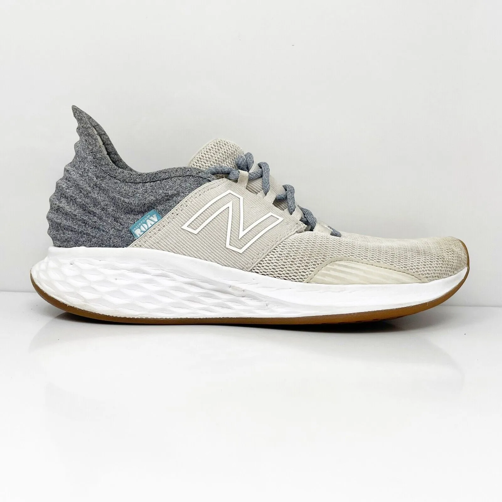 New Balance Womens Fresh Foam Roav WROAVTG Gray Running Shoes Sneakers Size 8