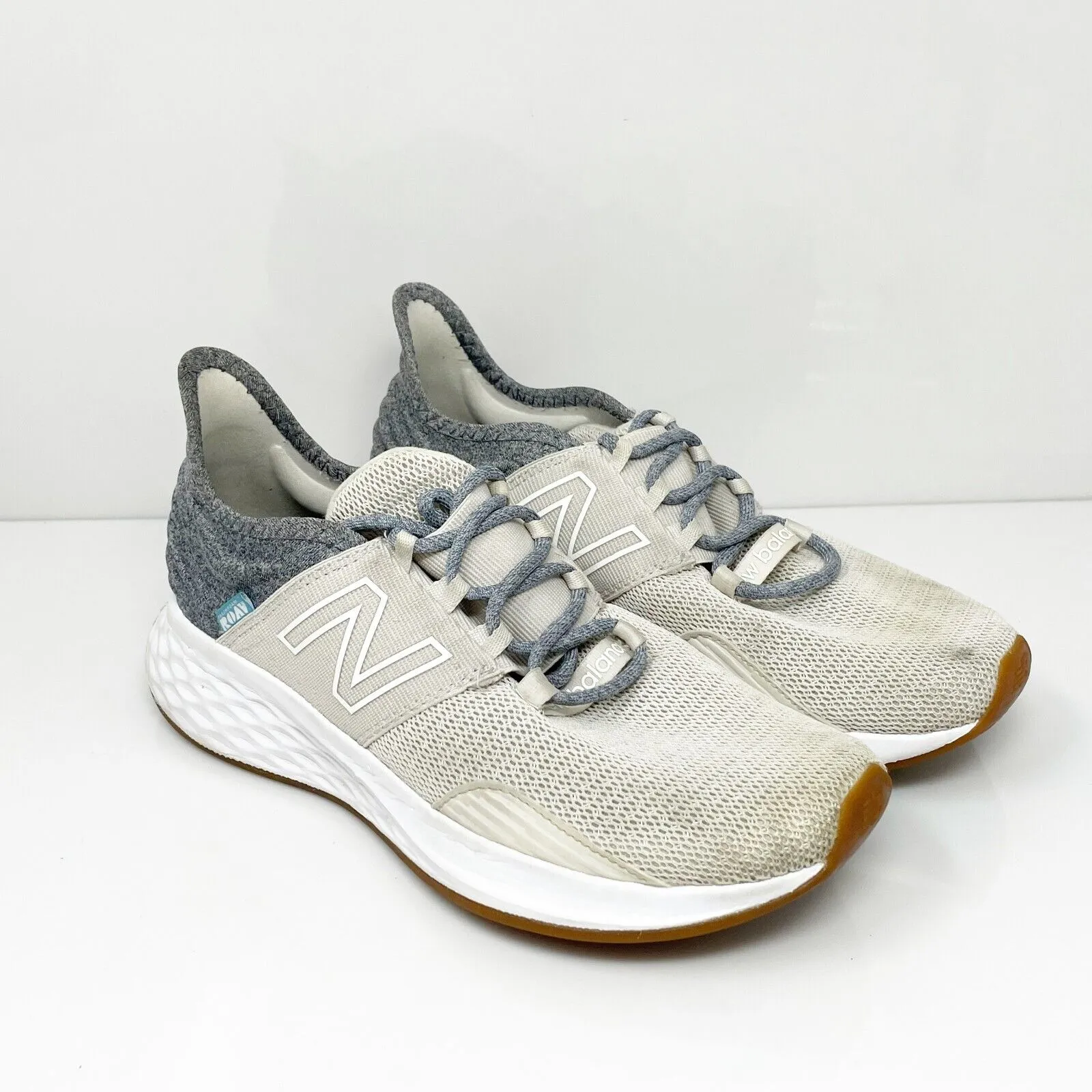 New Balance Womens Fresh Foam Roav WROAVTG Gray Running Shoes Sneakers Size 8