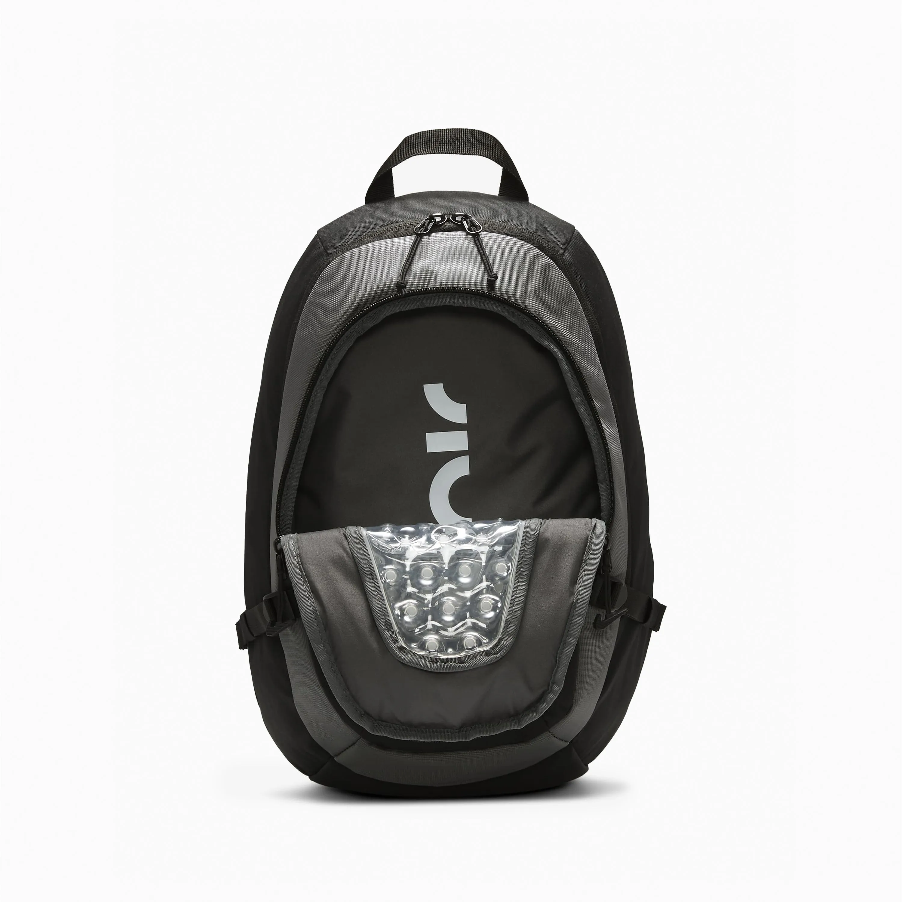 NIKE AIR BACKPACK 17L BLACK & IRON GREY AND WHITE - DV6245