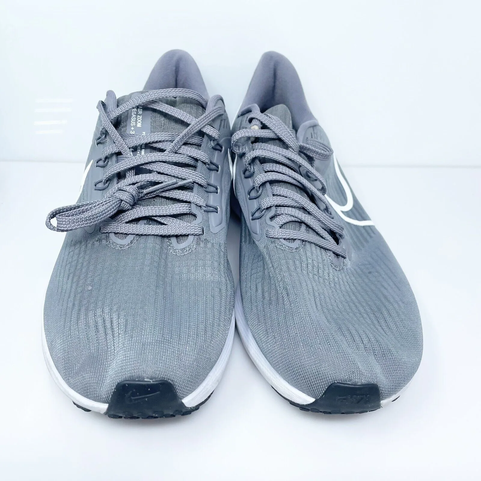 Nike Mens Air Zoom Pegasus 39 DM0164-002 Gray Running Shoes Sneakers Size 10.5