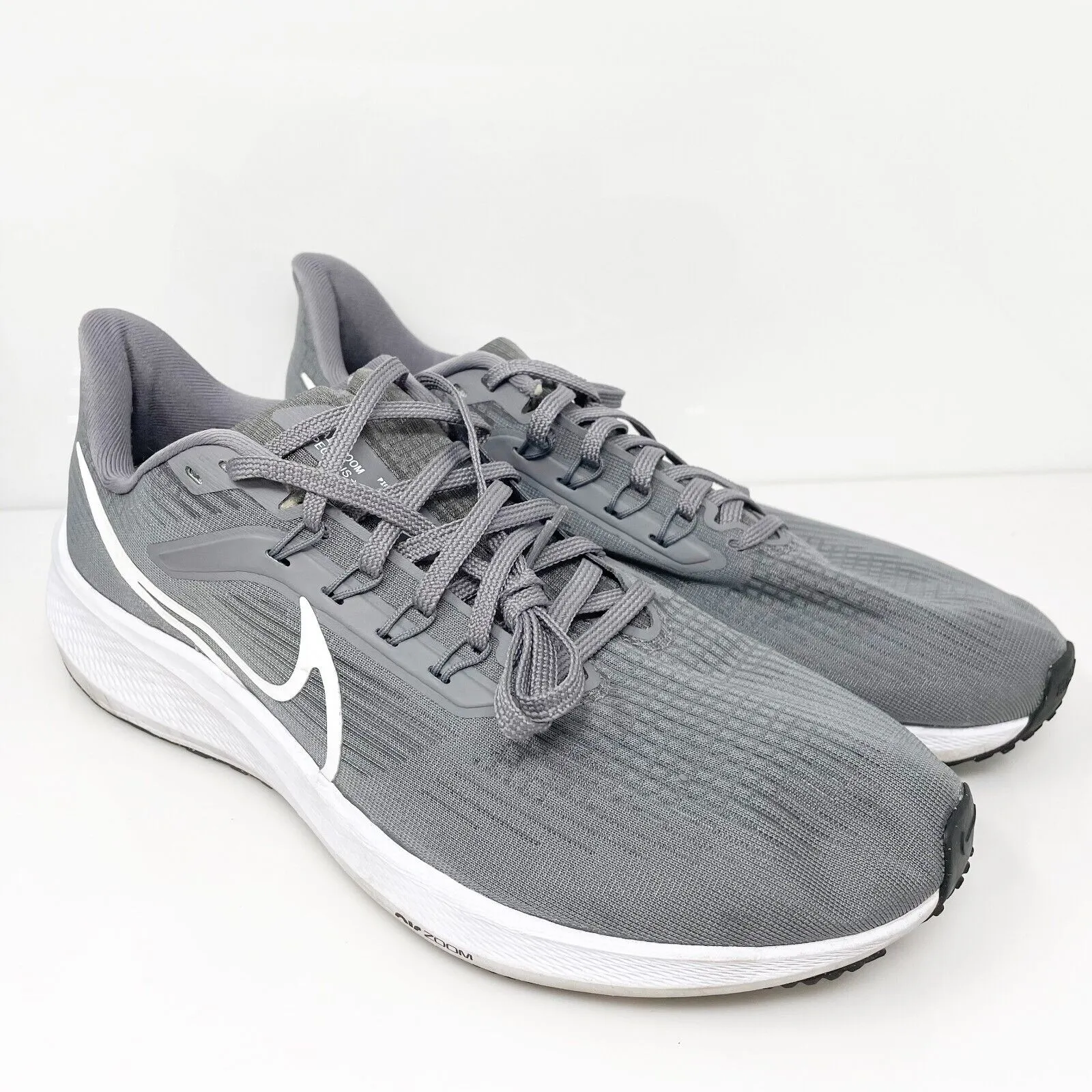 Nike Mens Air Zoom Pegasus 39 DM0164-002 Gray Running Shoes Sneakers Size 10.5