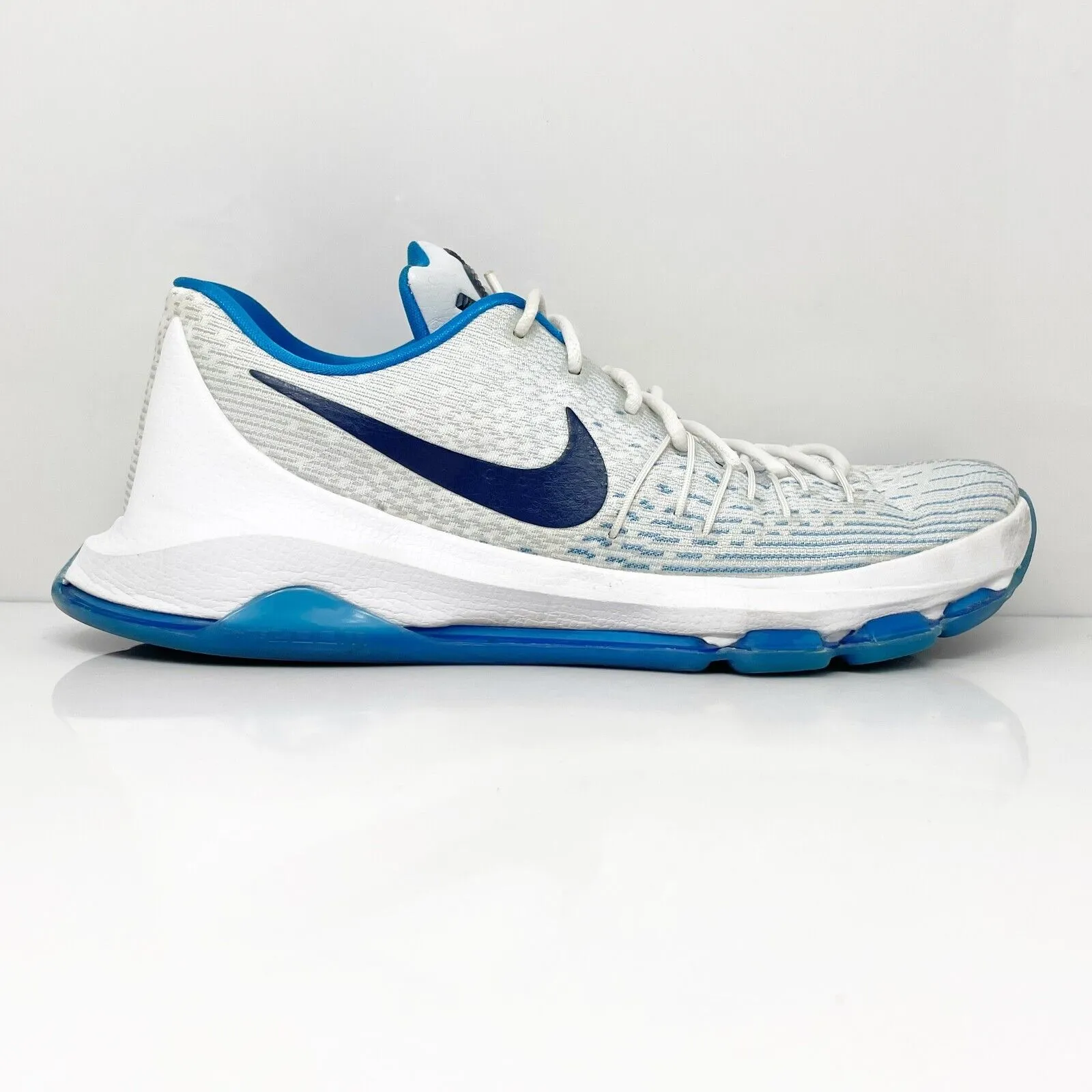 Nike Mens KD 8 749375-144 White Running Shoes Sneakers Size 11