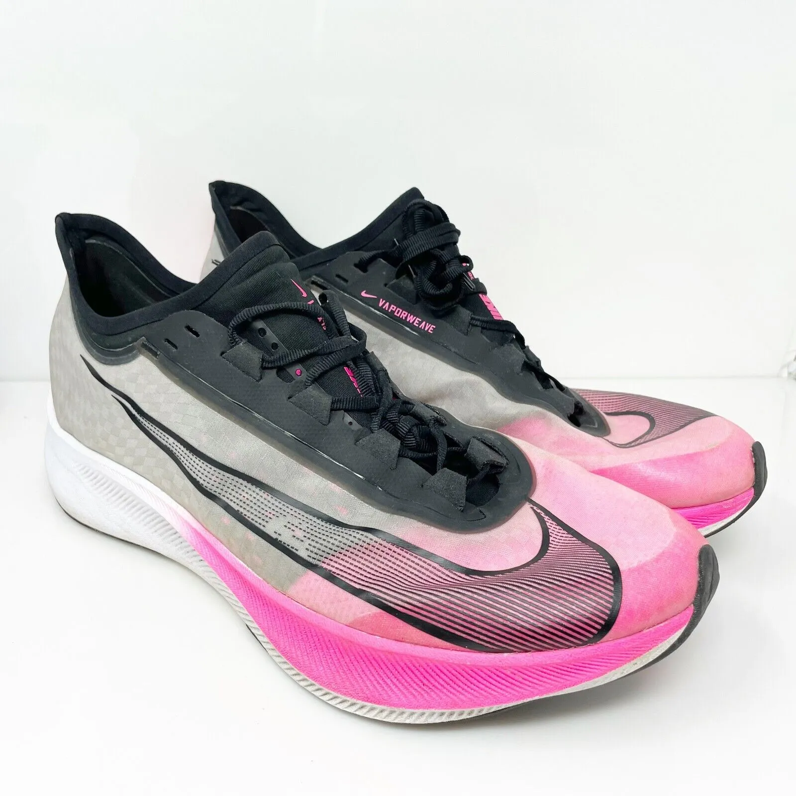 Nike Mens Zoom Fly 3 AT8240-600 Pink Running Shoes Sneakers Size 14