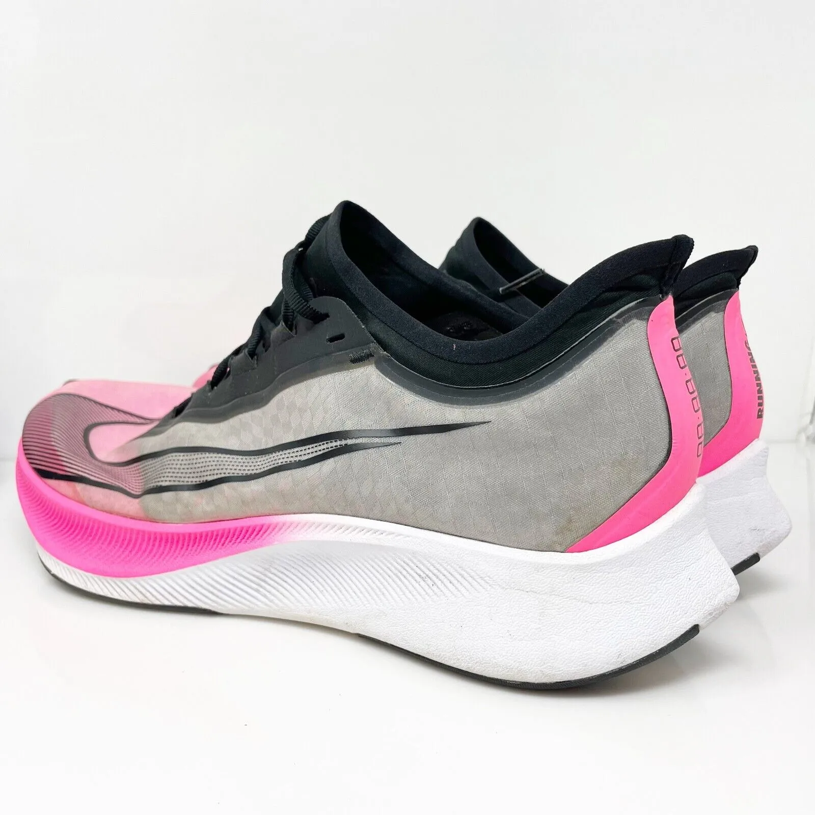 Nike Mens Zoom Fly 3 AT8240-600 Pink Running Shoes Sneakers Size 14