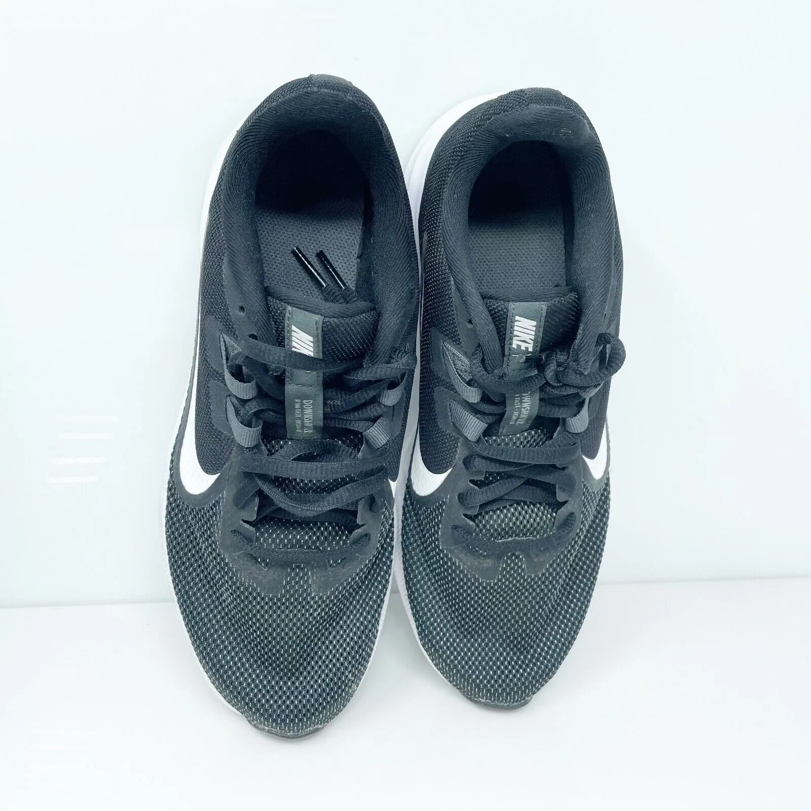 Nike Womens Downshifter 9 AQ7486-001 Black Running Shoes Sneakers Size 8