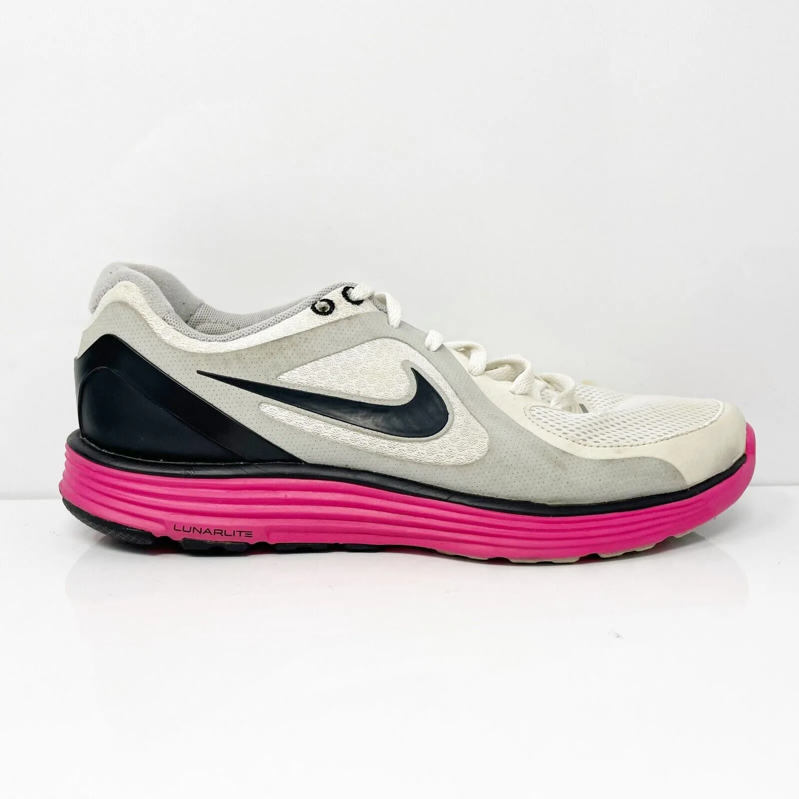 Nike Womens Lunarswift Plus 386370-103 Beige Running Shoes Sneakers Size 8.5